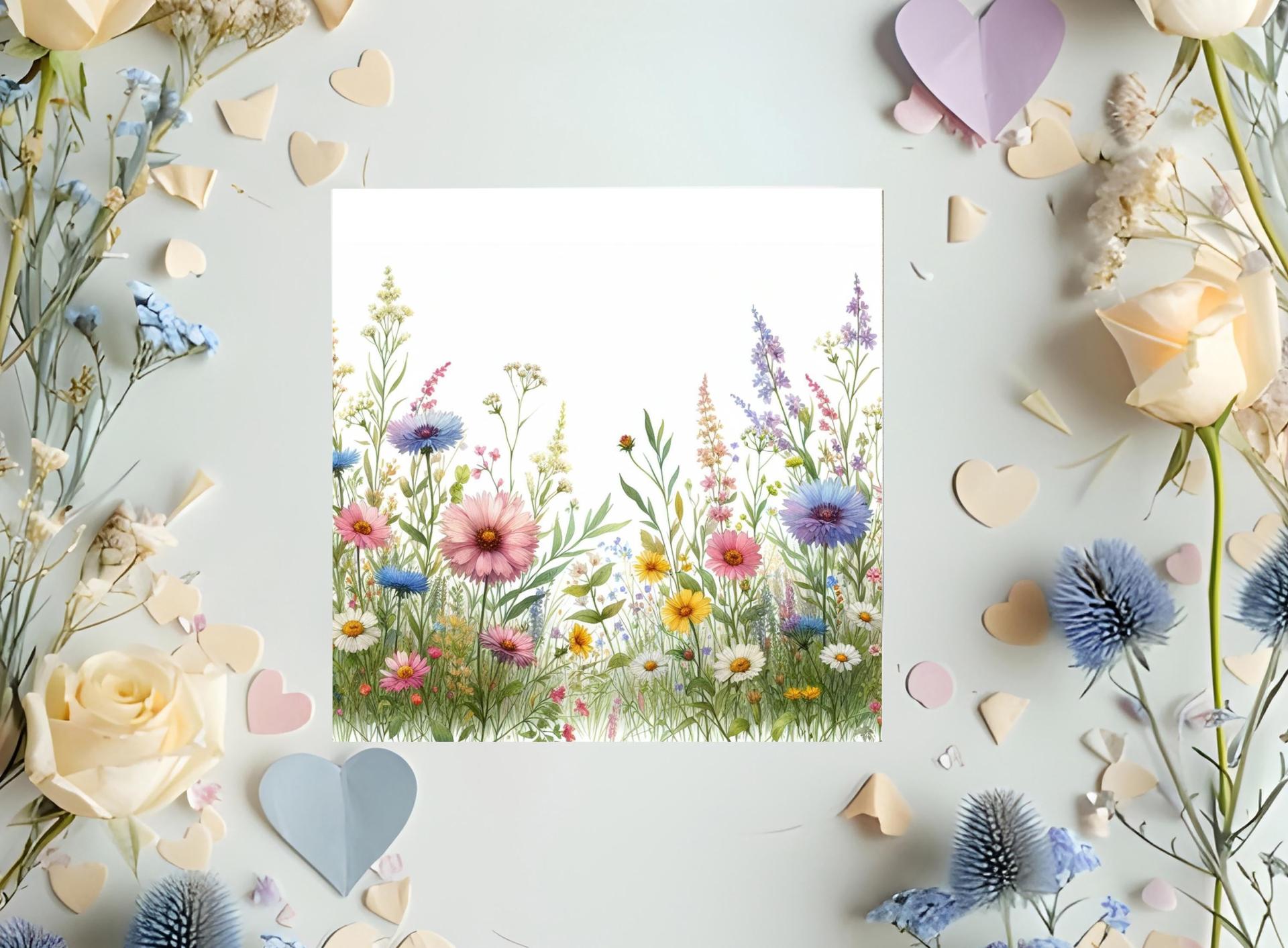 Wildflowers - Single Card or Bulk 10 Pack of Gift Cards