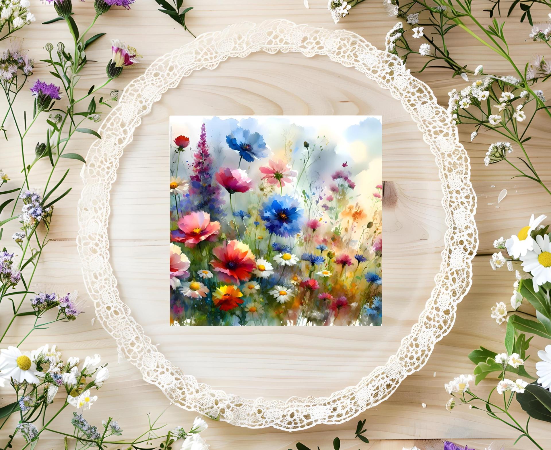 Set of Floral Gift Cards, 3 Designs, Bulk Pack of Cards