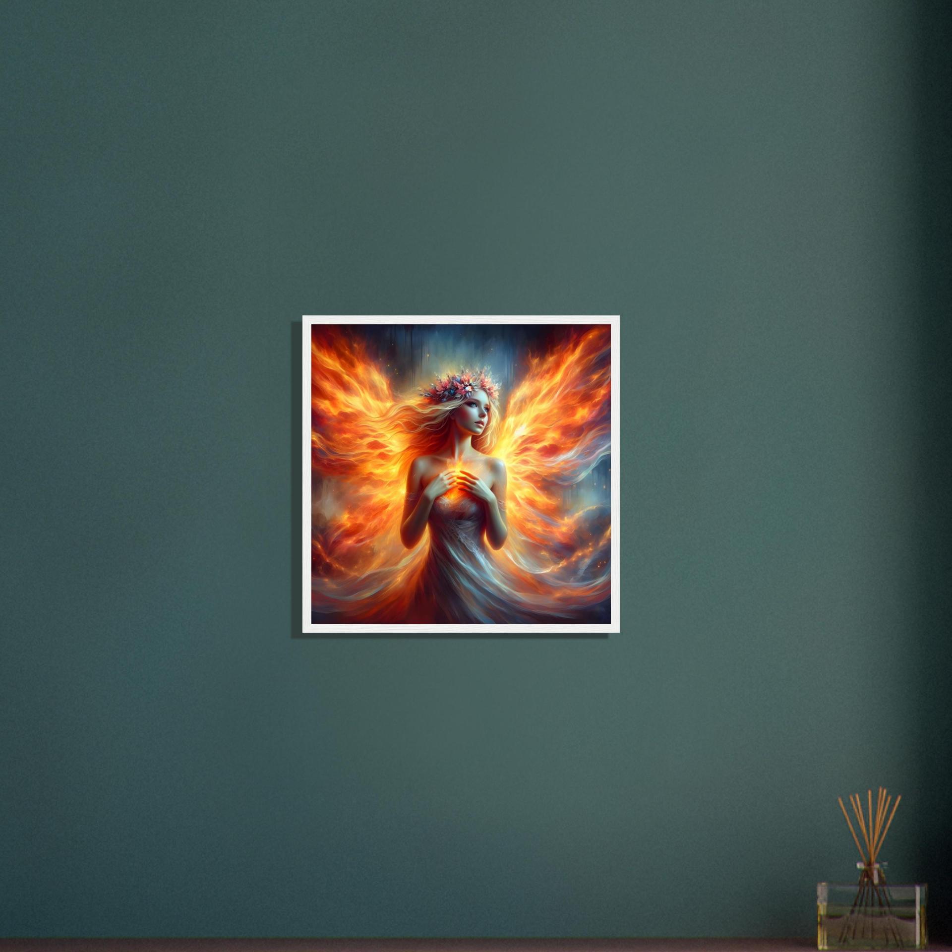 Fire Fairy - Original Art Print - Framed or Unframed