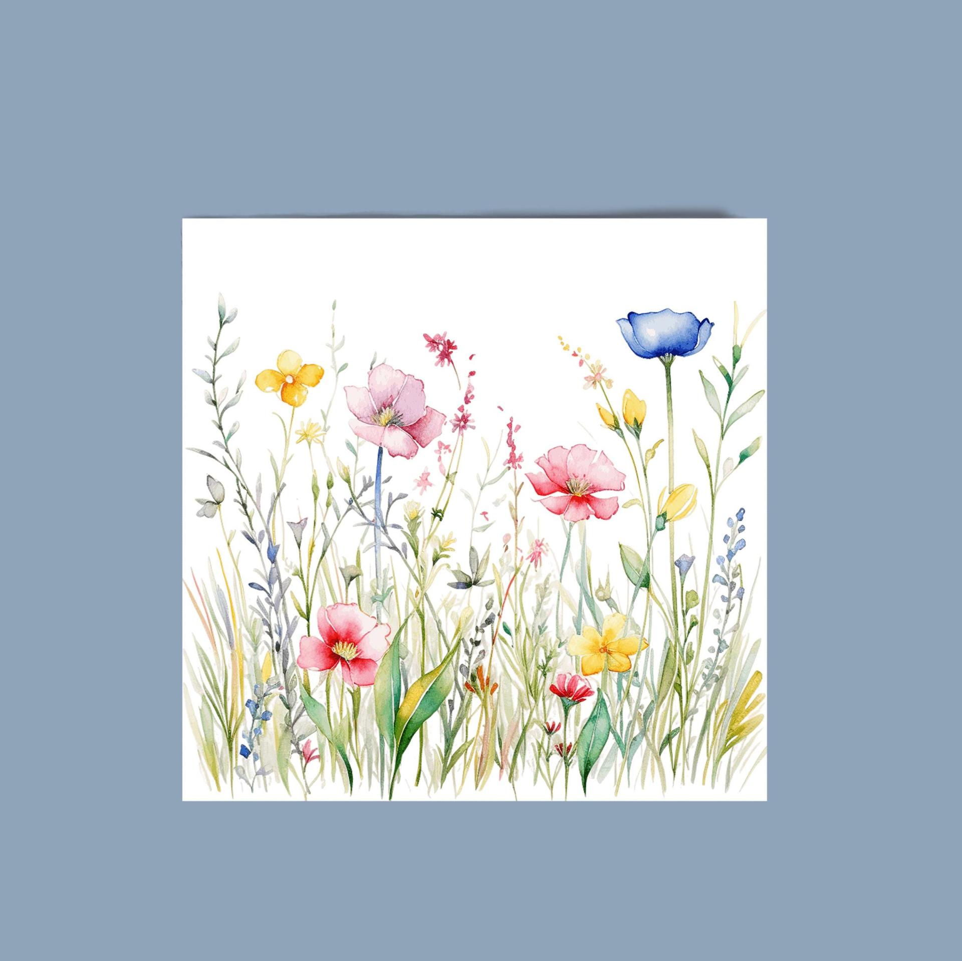 Wildflowers - Single Card or Bulk 10 Pack of Gift Cards