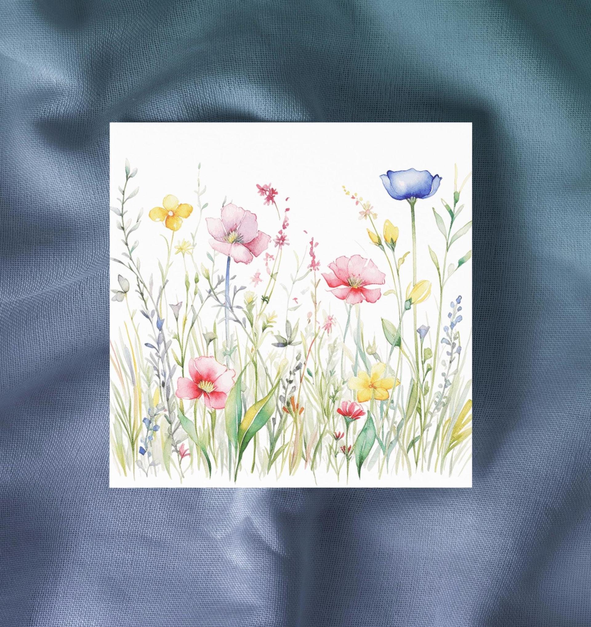 Wildflowers - Single Card or Bulk 10 Pack of Gift Cards