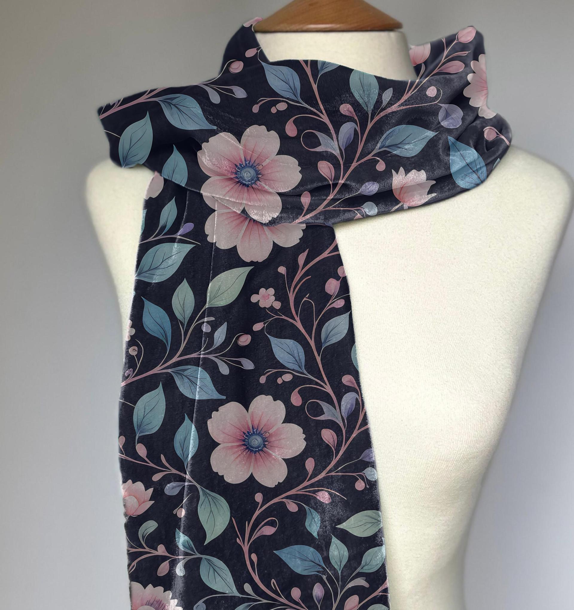 Velvet Scarf - Extra Soft Long Scarf