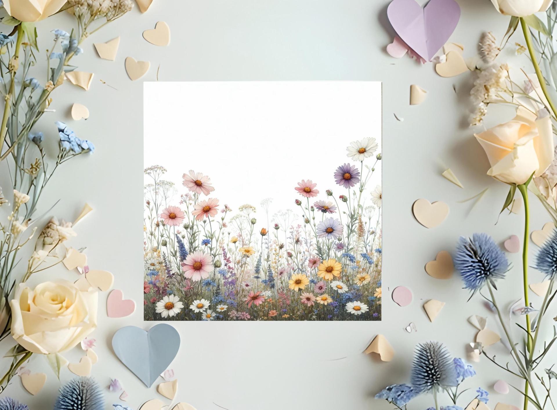 Wildflowers - Single Card or Bulk 10 Pack of Gift Cards