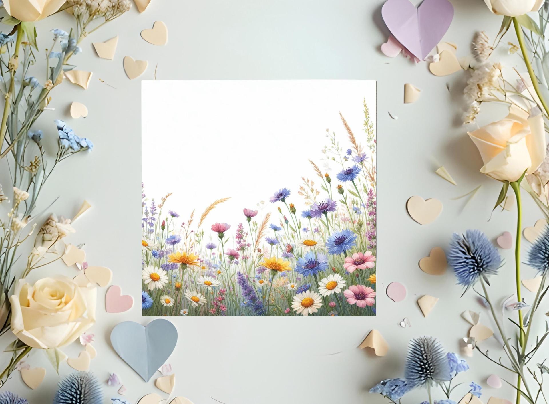 Wildflowers - Single Card or Bulk 10 Pack of Gift Cards