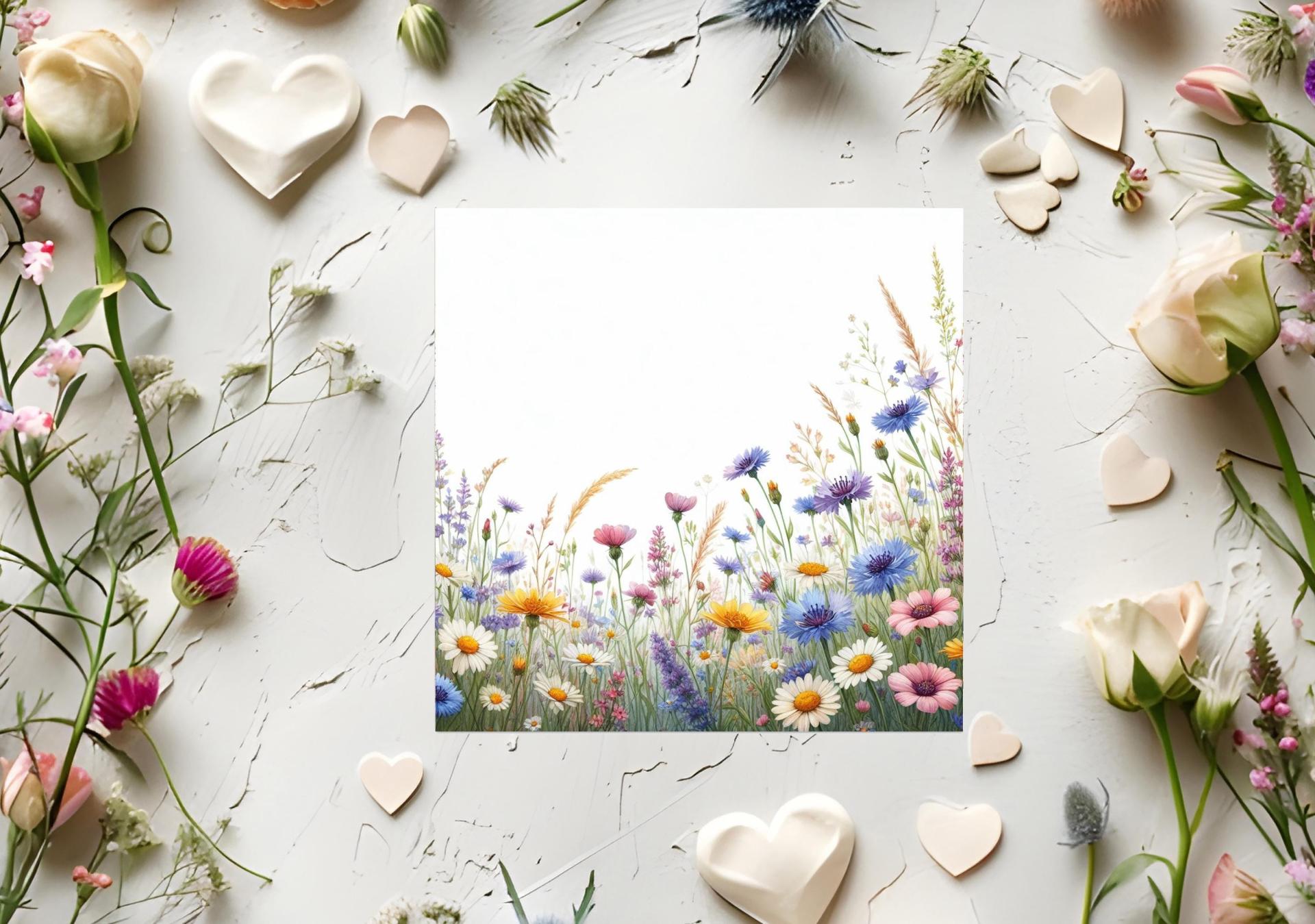 Wildflowers - Single Card or Bulk 10 Pack of Gift Cards