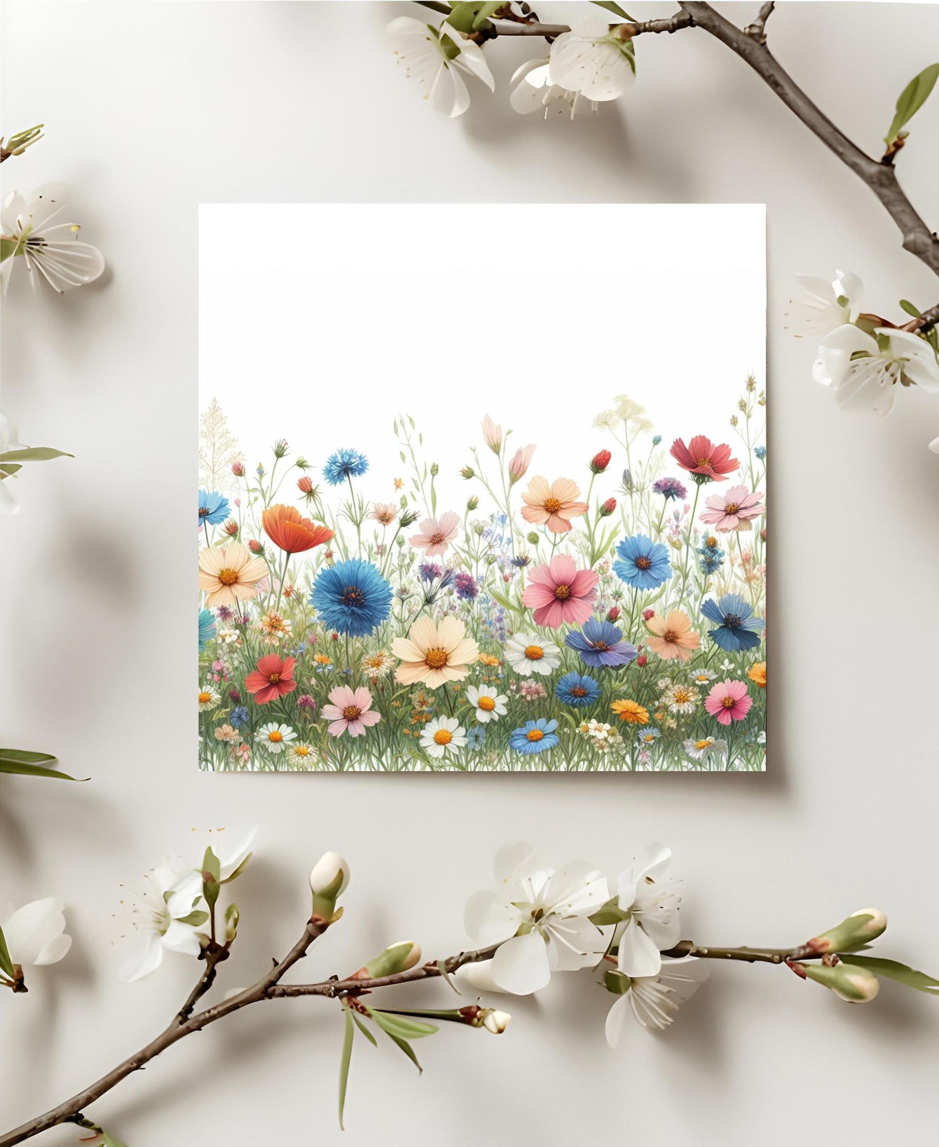 Wildflowers - Single Card or Bulk 10 Pack of Gift Cards
