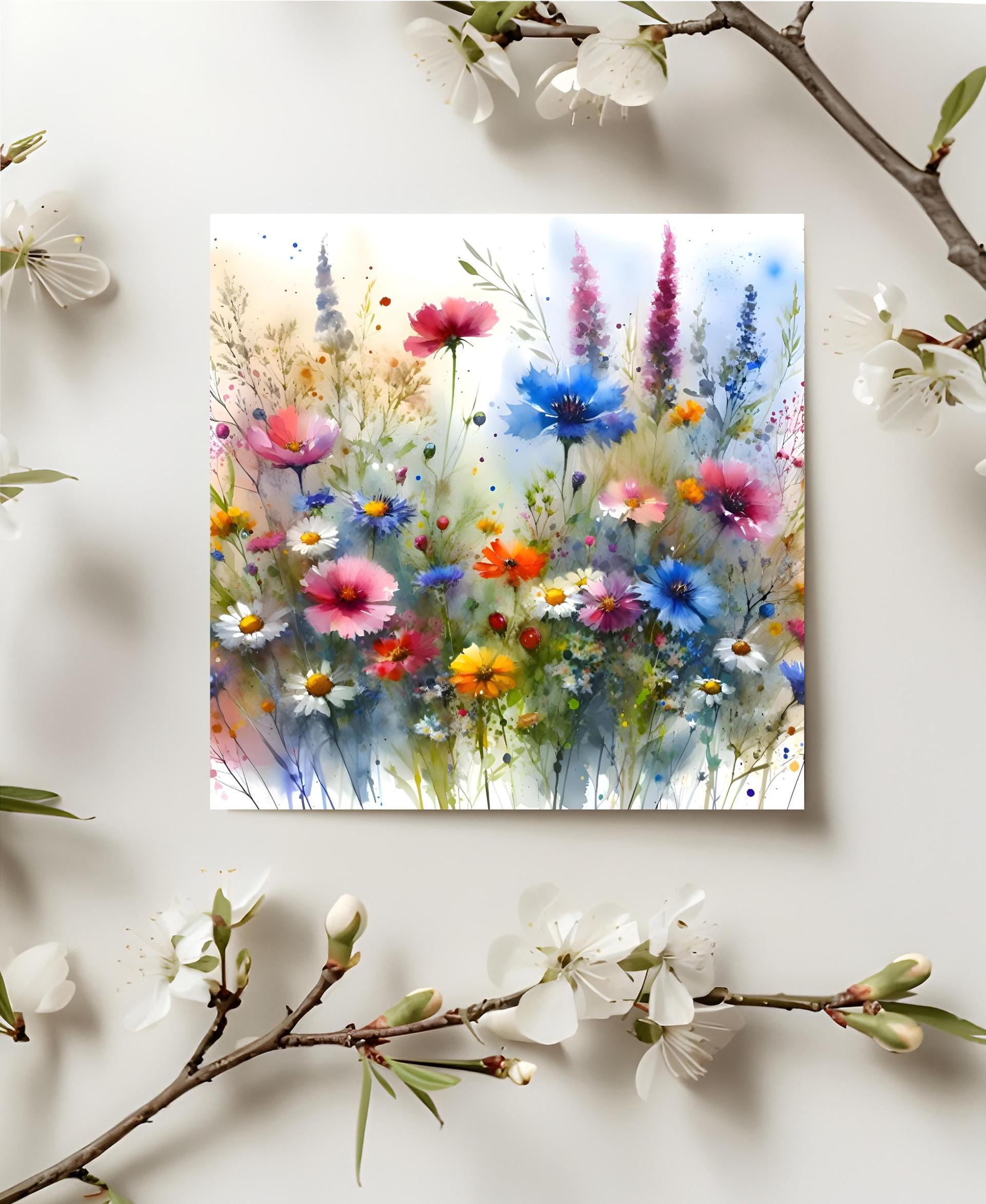 Set of Floral Gift Cards, 3 Designs, Bulk Pack of Cards