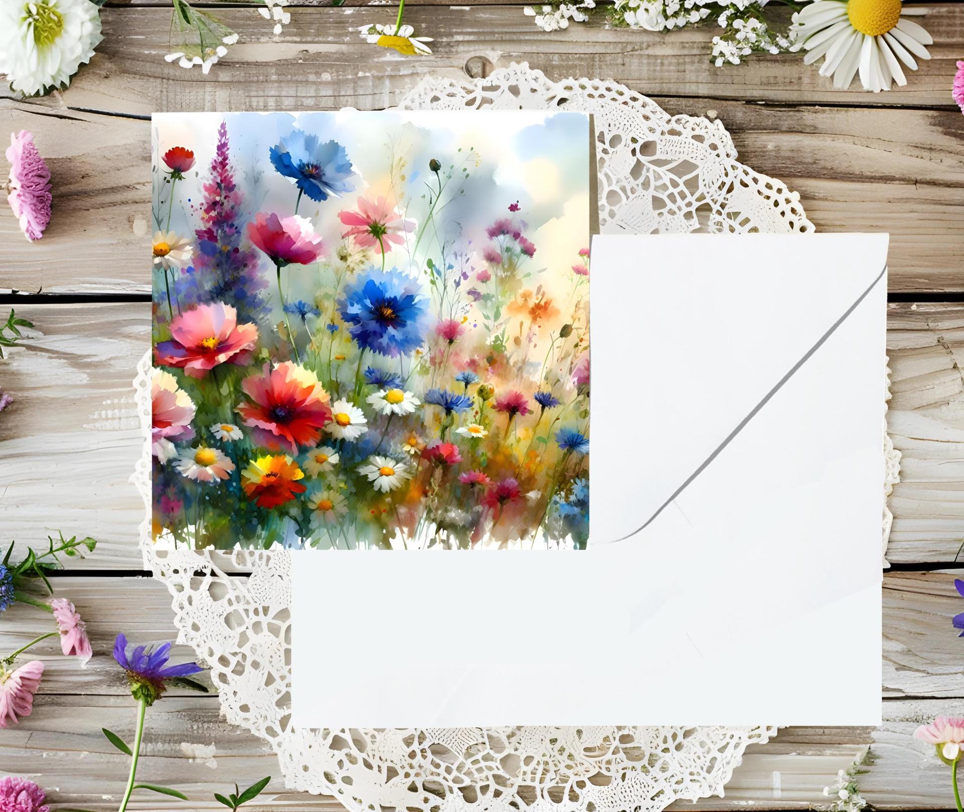 Set of Floral Gift Cards, 3 Designs, Bulk Pack of Cards