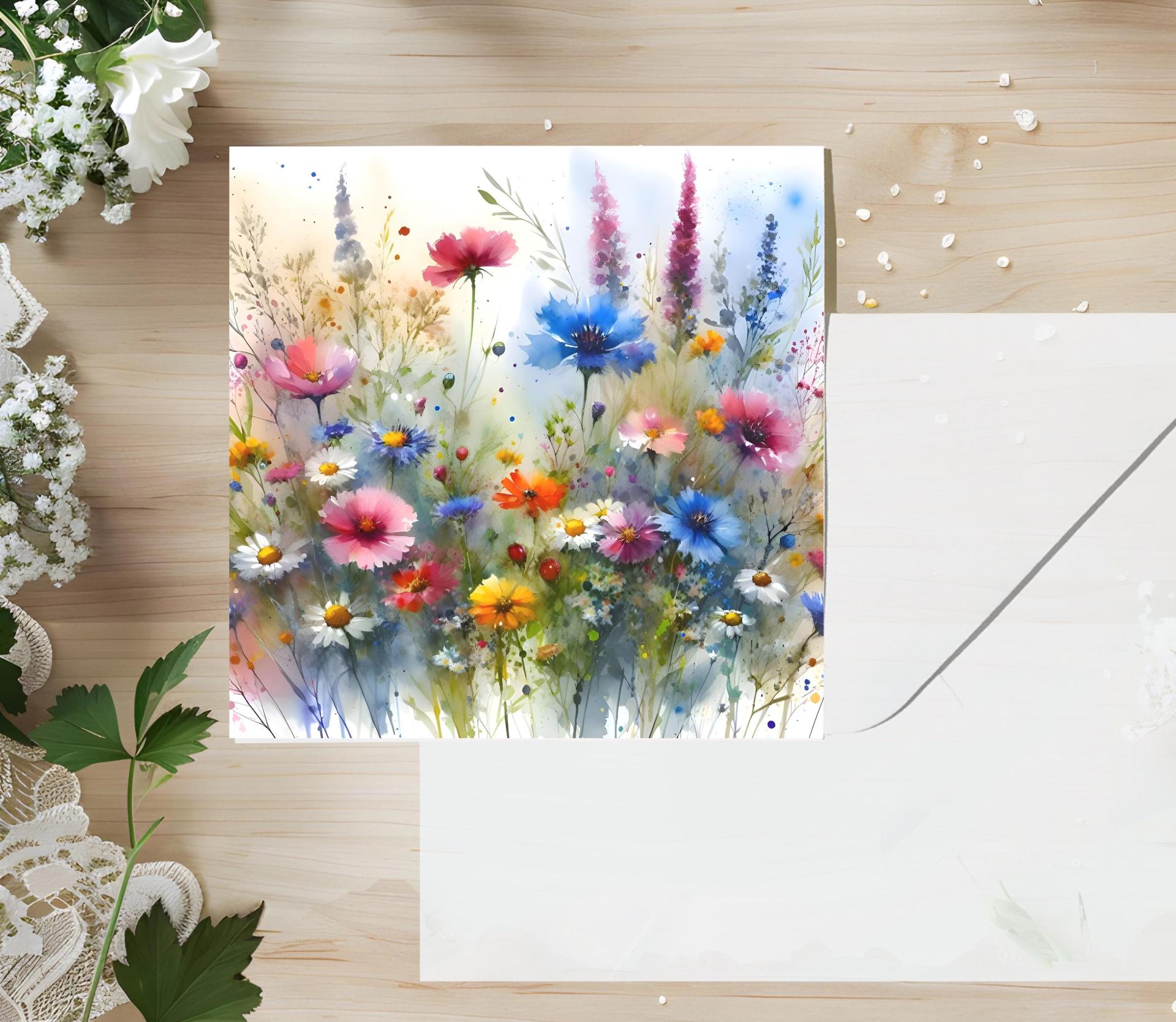 Wildflowers - Single Card or Bulk 10 Pack of Gift Cards
