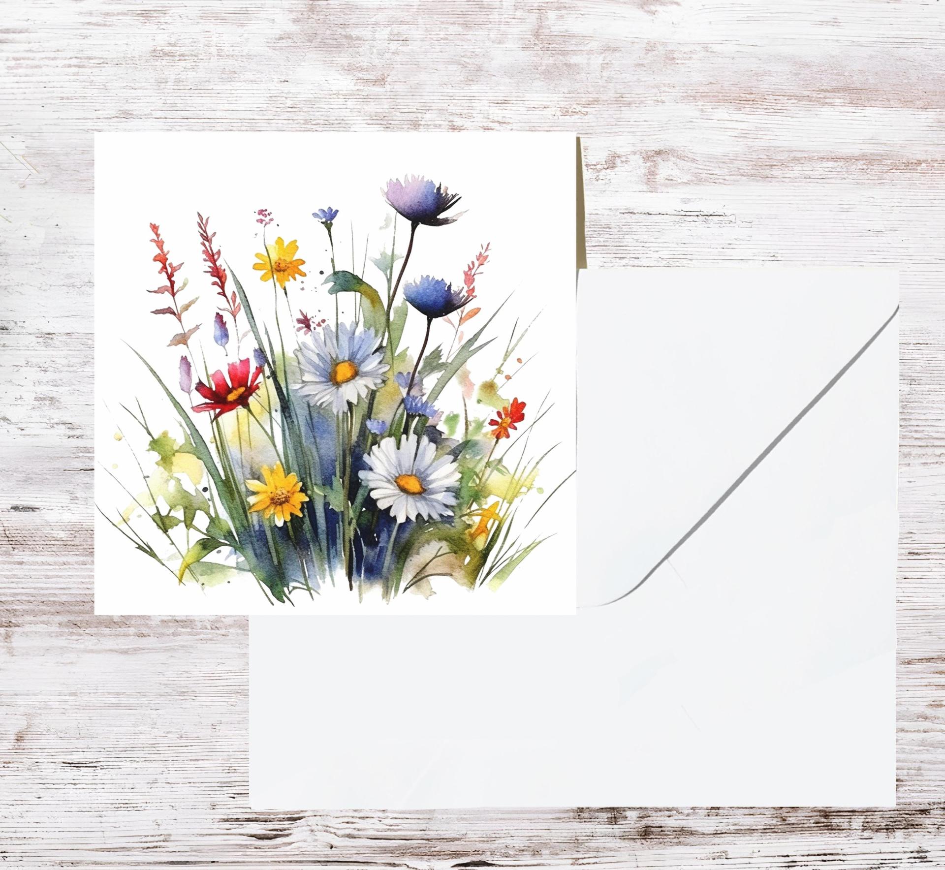 Wildflowers - Single Card or Bulk 10 Pack of Gift Cards