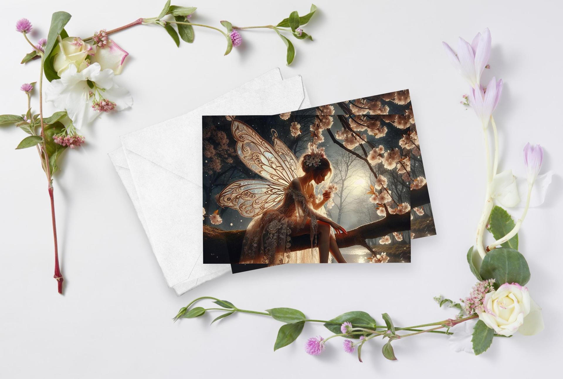Fairy - Greeting Cards - Fae Note Cards, Single or Bulk Pack of 10