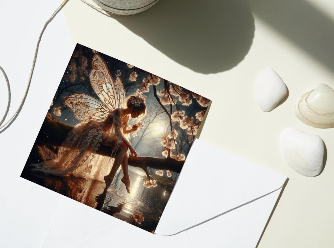 Fairy - Greeting Cards - Fae Note Cards, Single or Bulk Pack of 10