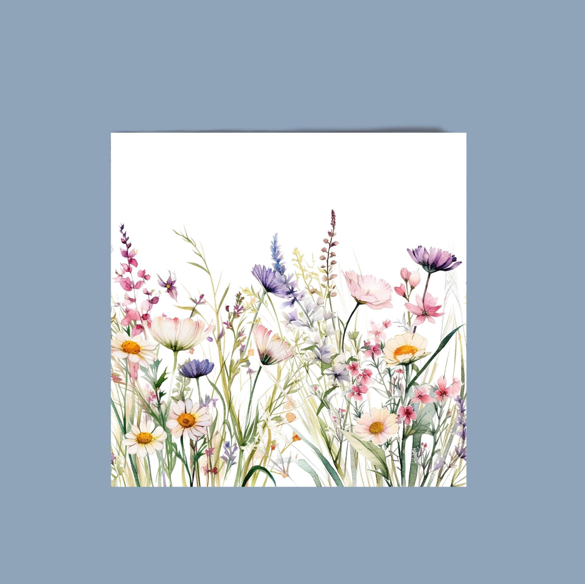 Wildflowers - Single Card or Bulk 10 Pack of Gift Cards