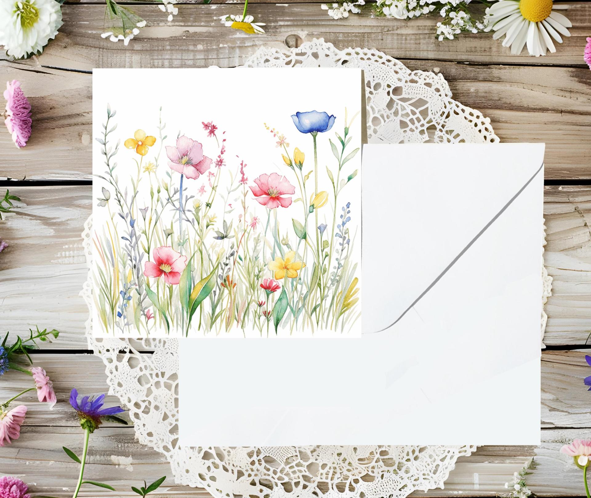 Set of Floral Gift Cards, 3 Designs, Bulk Pack of Cards