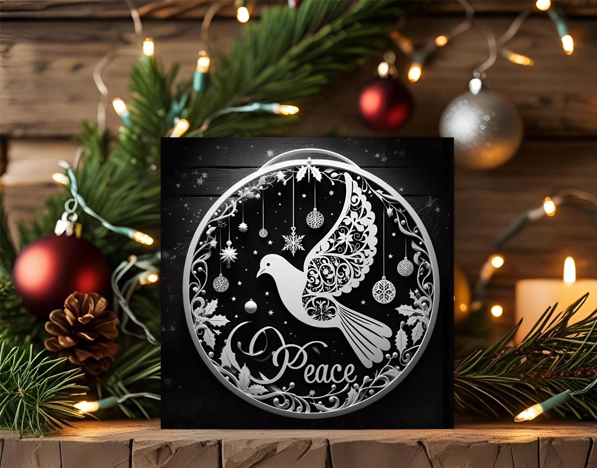 Dove of Peace - Christmas Card - Bulk Pack of Christmas Greeting Cards