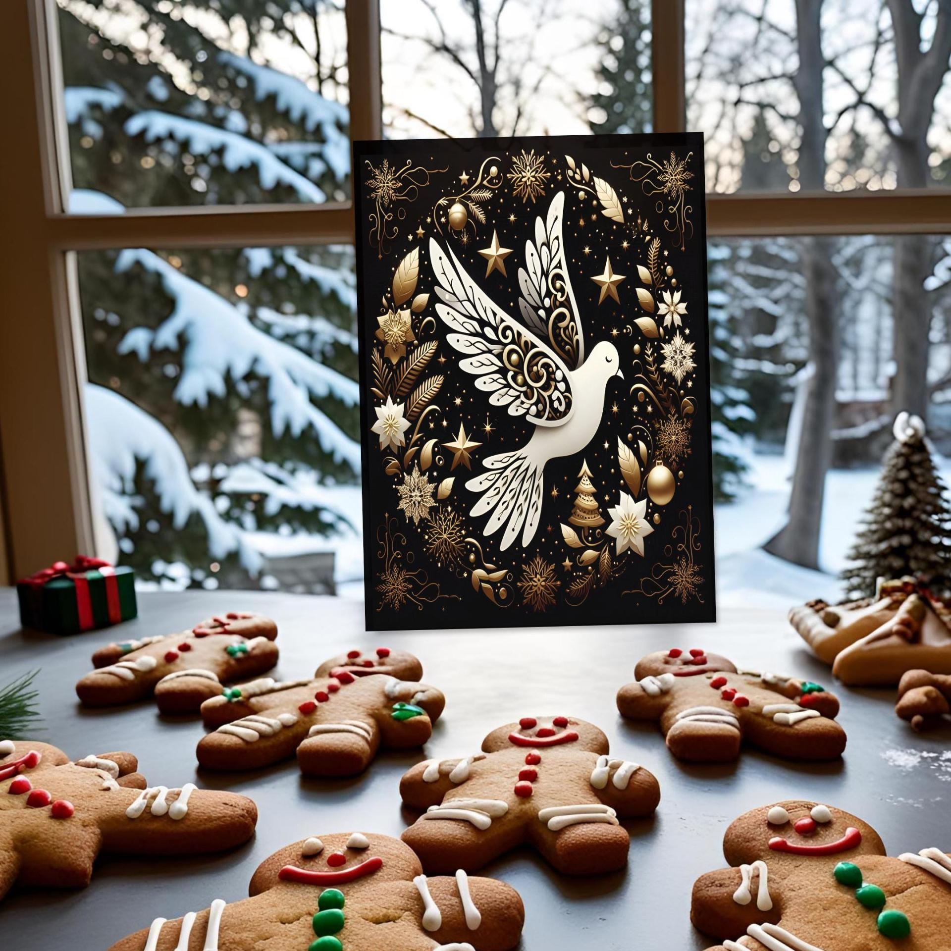 Dove of Peace - Christmas Card - Bulk Pack of Christmas Greeting Cards