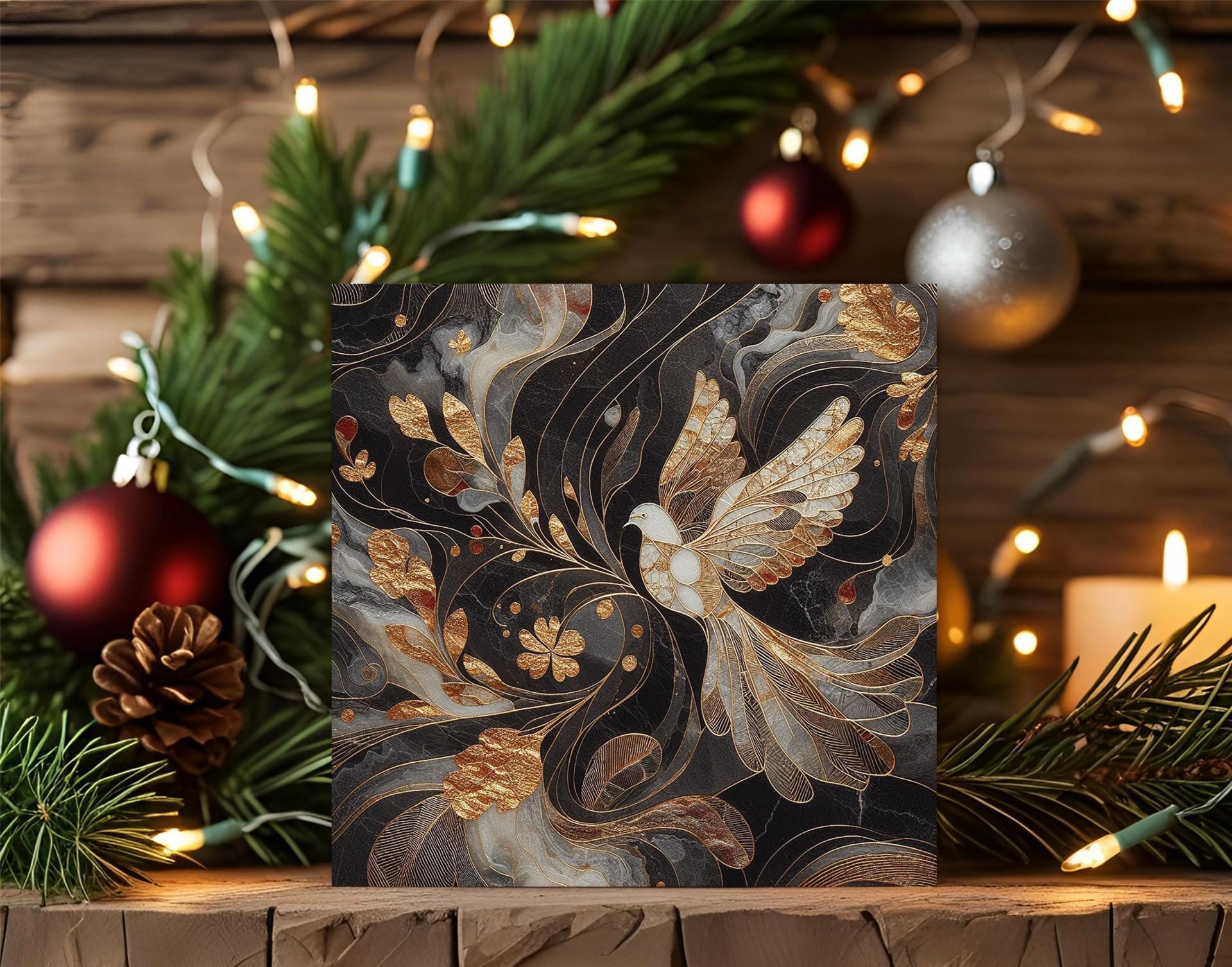 Dove of Peace - Christmas Card - Single or Bulk Pack of Christmas Greeting Cards