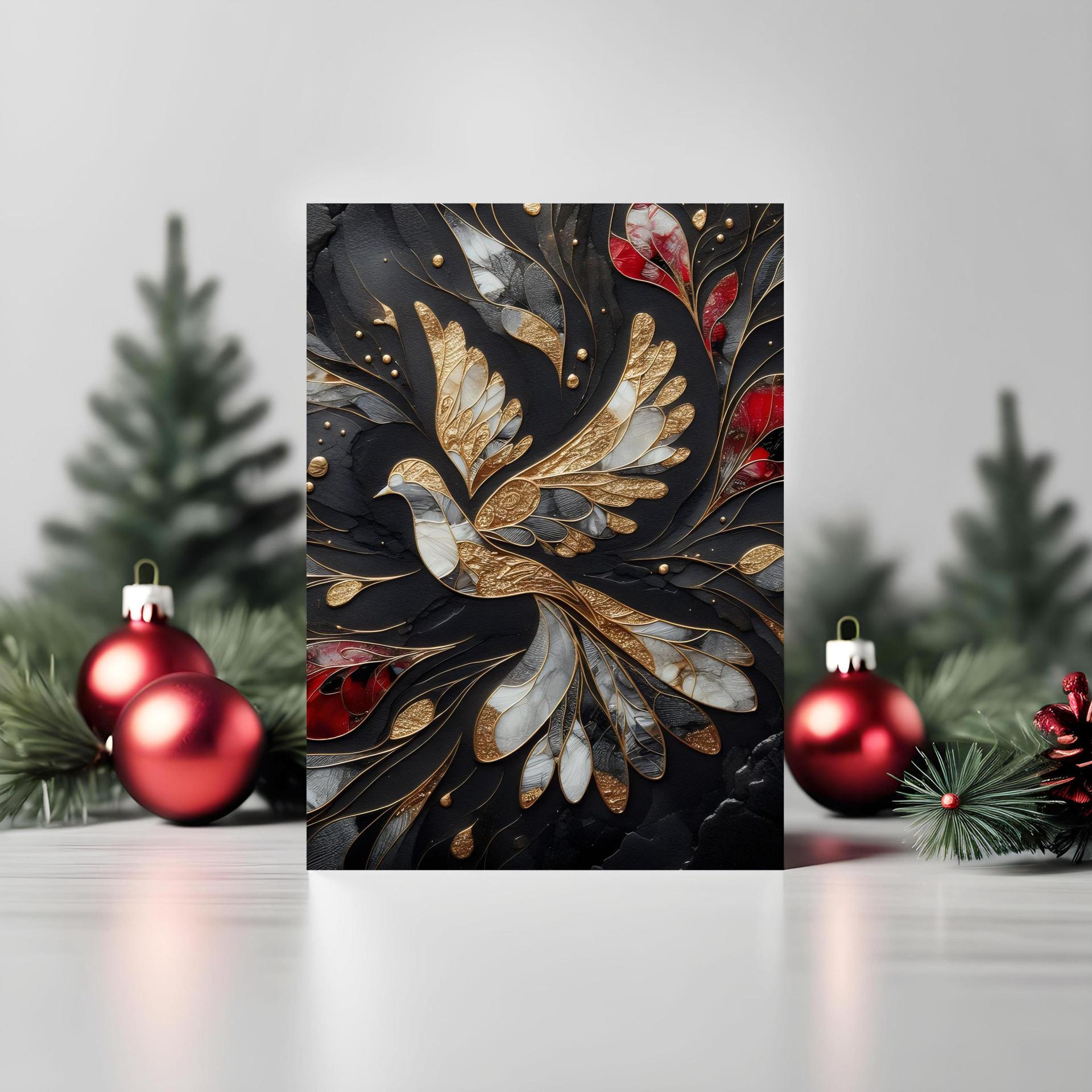 Dove of Peace - Christmas Card - Single or Bulk Pack of Christmas Greeting Cards