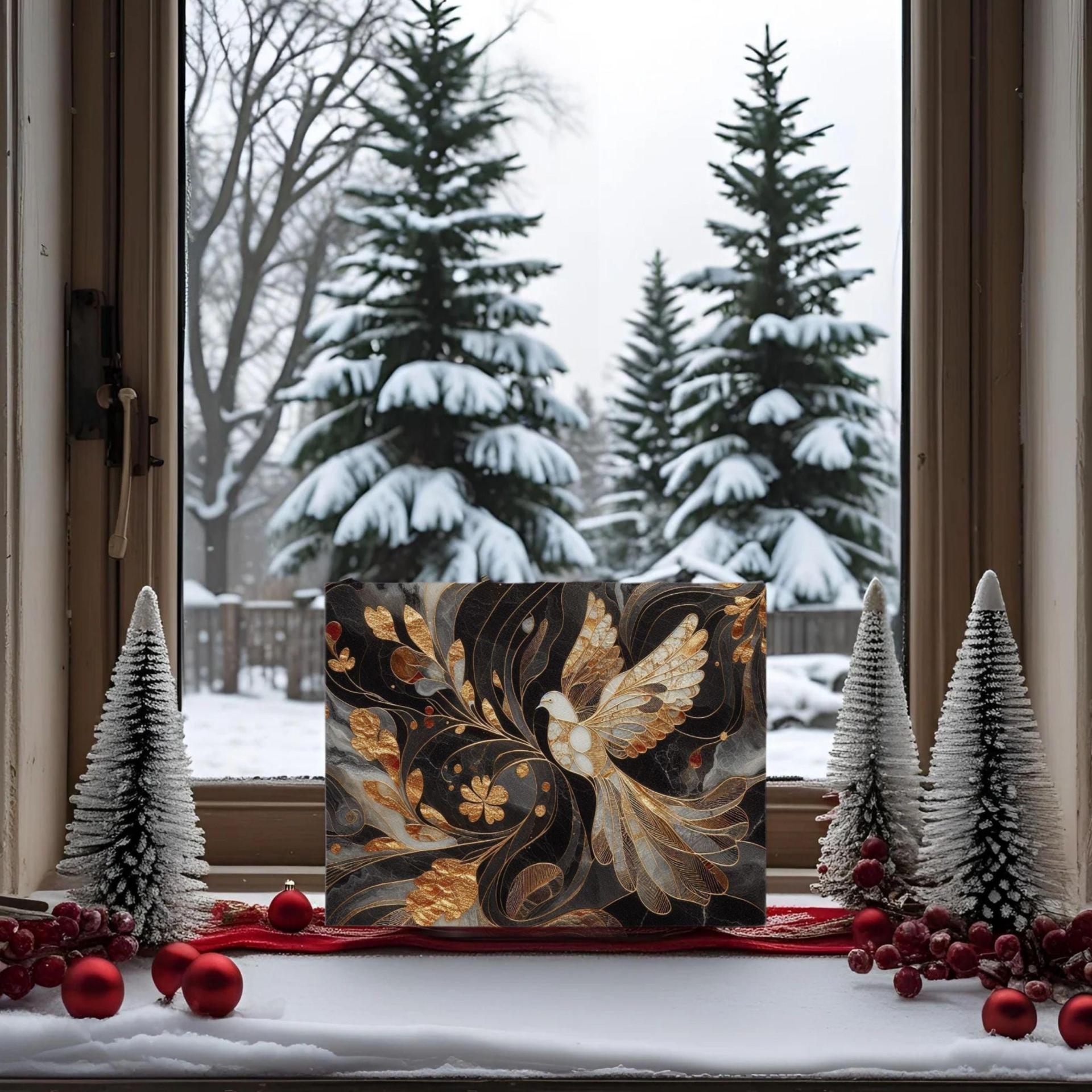 Dove of Peace - Christmas Card - Single or Bulk Pack of Christmas Greeting Cards