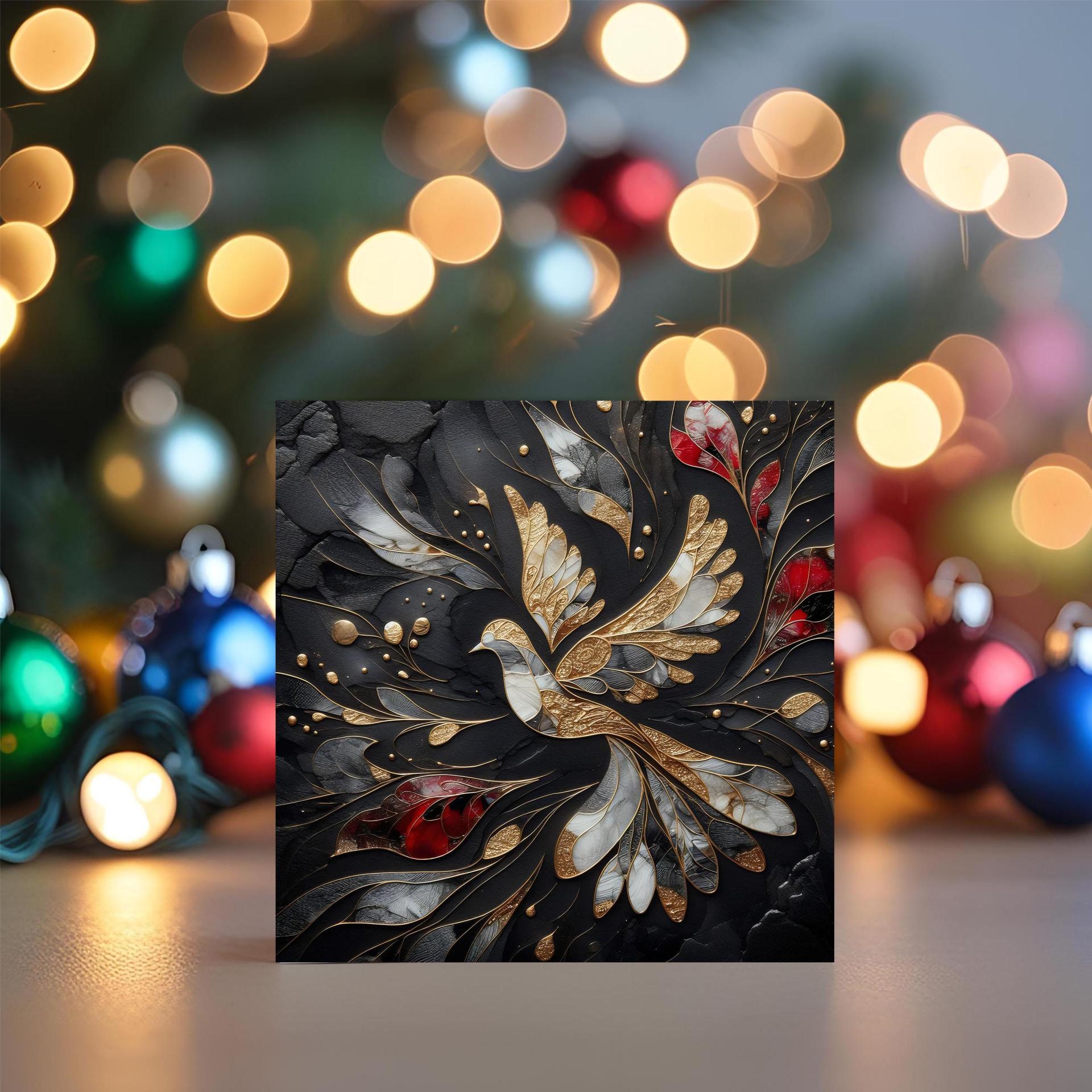 Dove of Peace - Christmas Card - Single or Bulk Pack of Christmas Greeting Cards