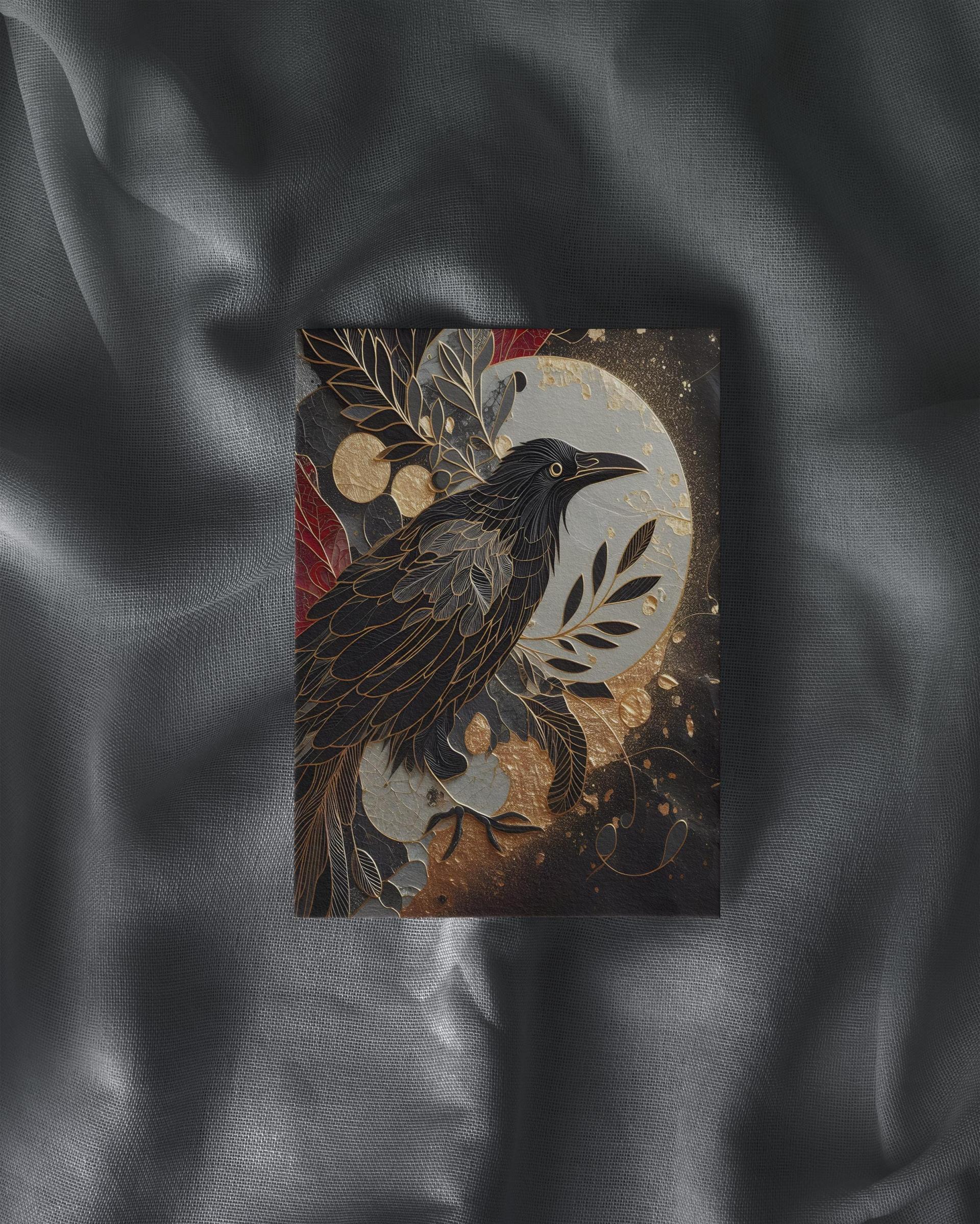 Raven - Large Cards, Notecards, Birthday, Invites