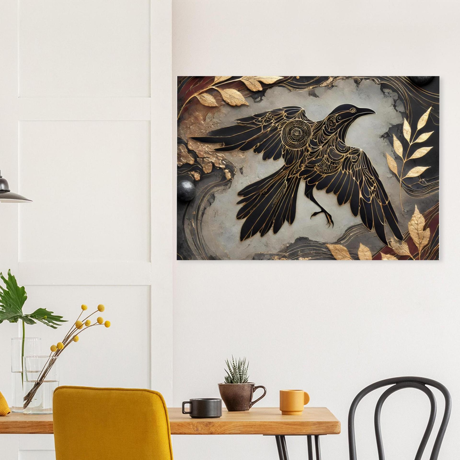 Raven Print - Framed or Unframed - Original Art - Print on Paper