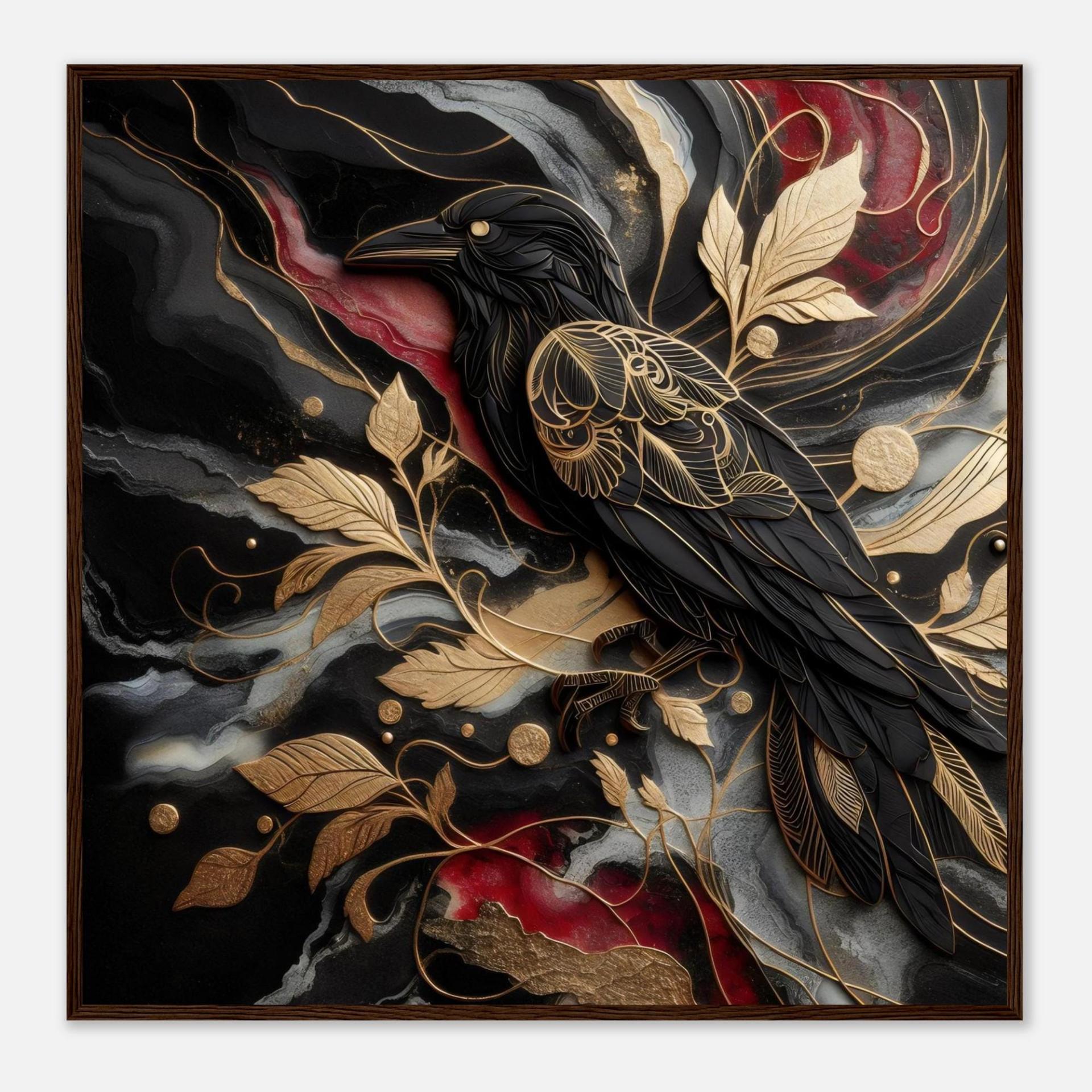 Raven Print - Framed or Unframed - Original Art - Print on Paper