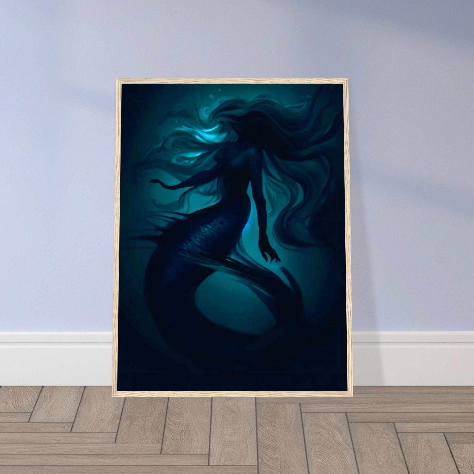 Mermaid Print - Framed or Unframed - Original Art - Print on Paper