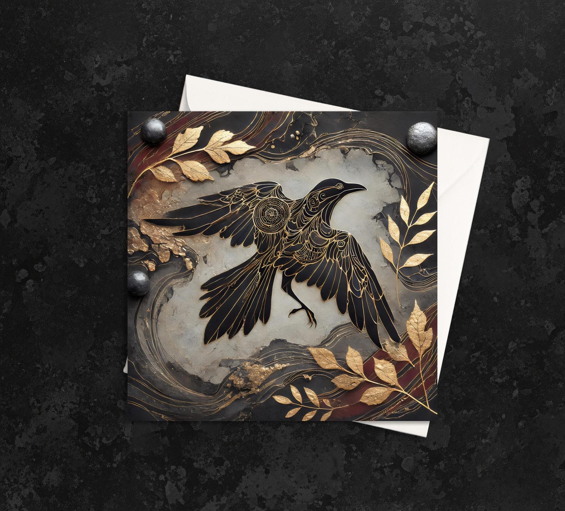 Raven - Large Cards, Notecards, Birthday, Invites