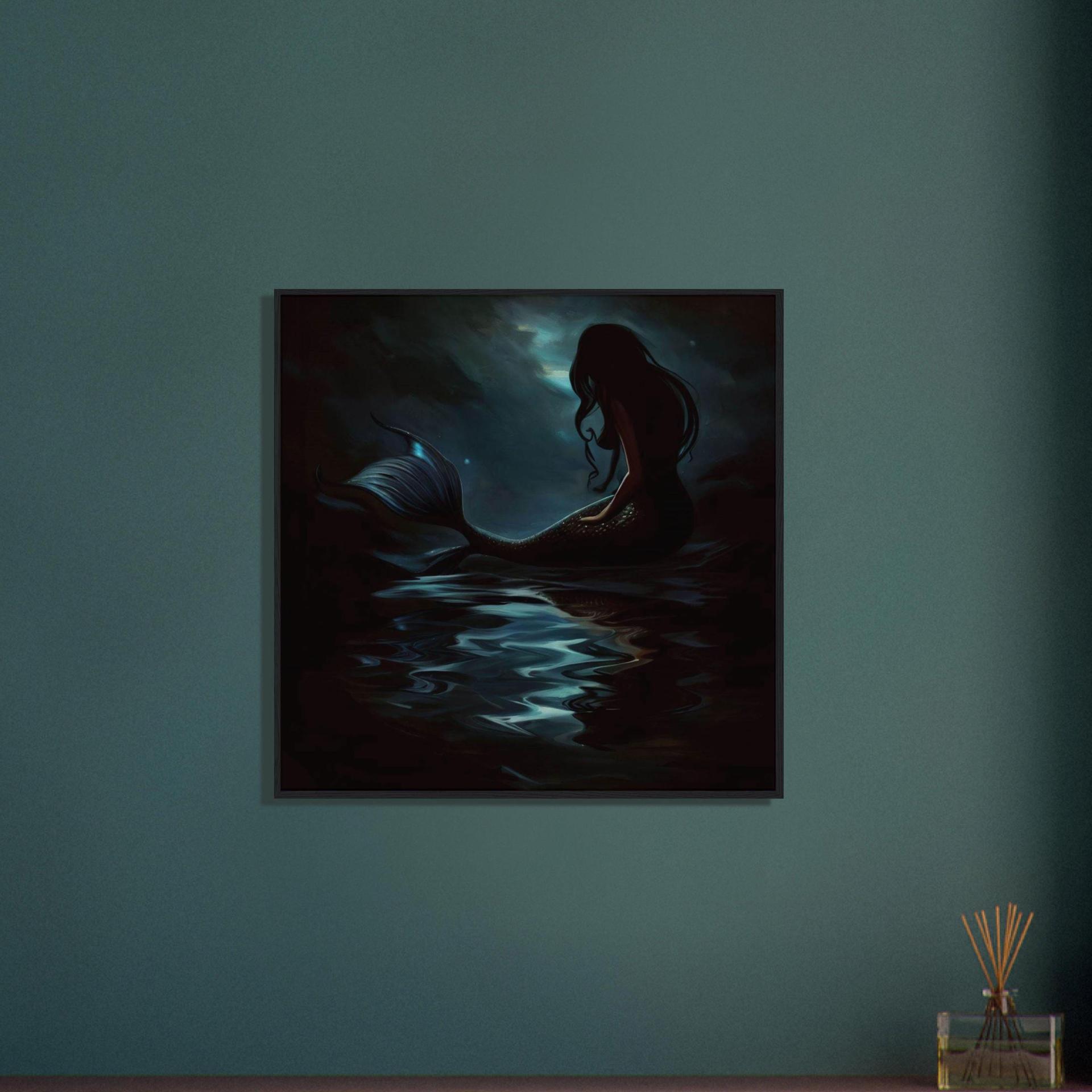 Mermaid Print - Framed or Unframed - Original Art - Print on Paper