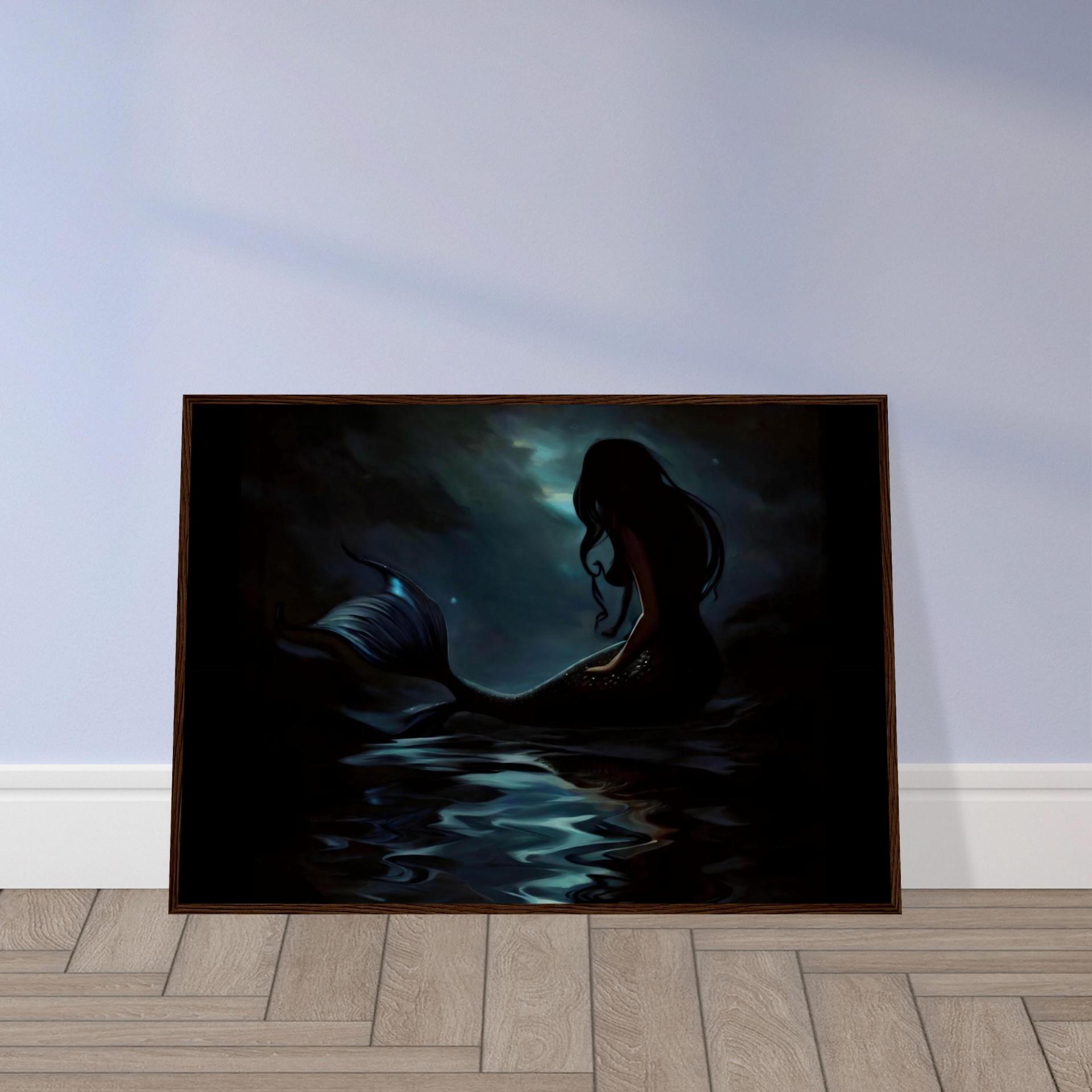 Mermaid Print - Framed or Unframed - Original Art - Print on Paper