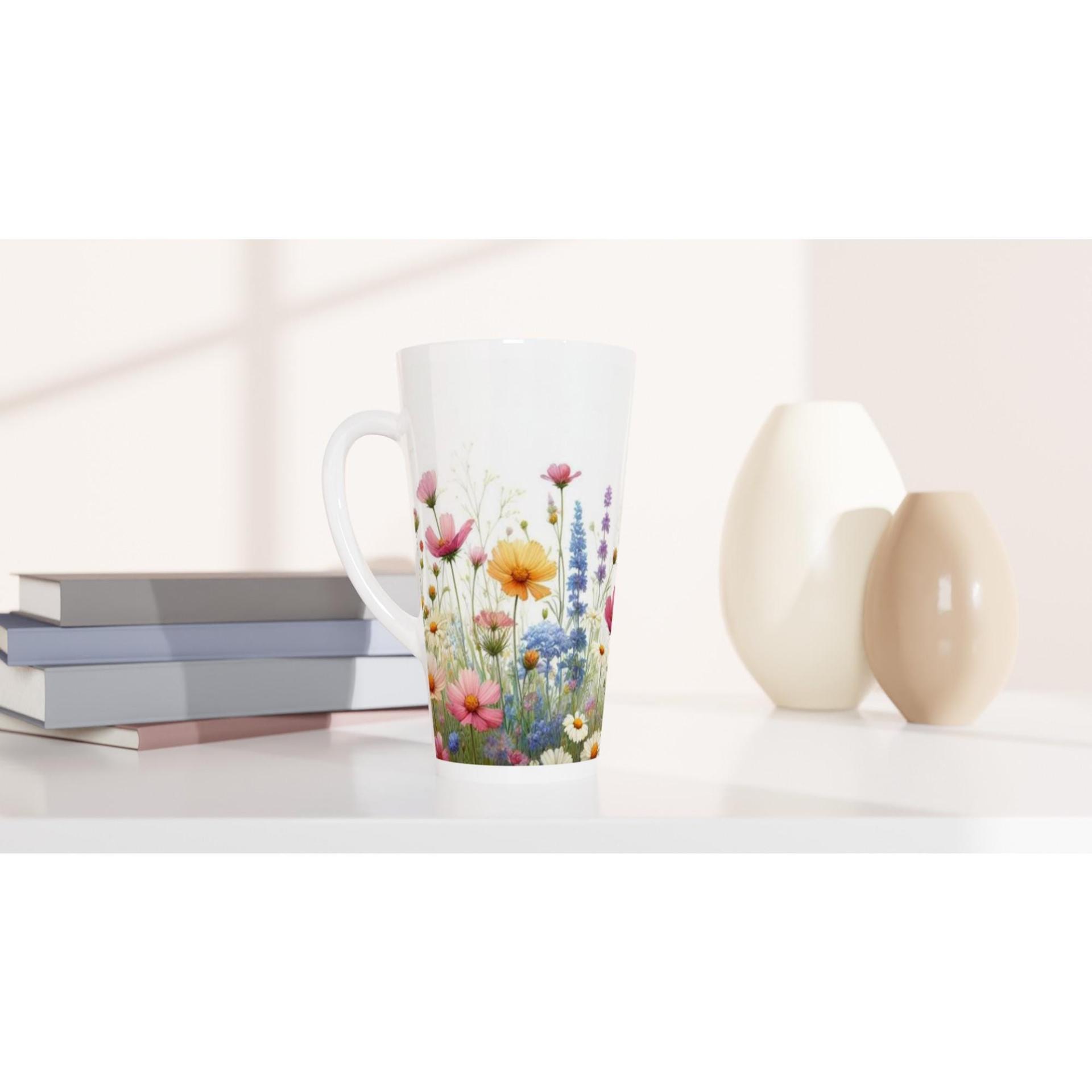 Latte 17oz Ceramic Mug - Coffee or Tea Cup, Extra Tall