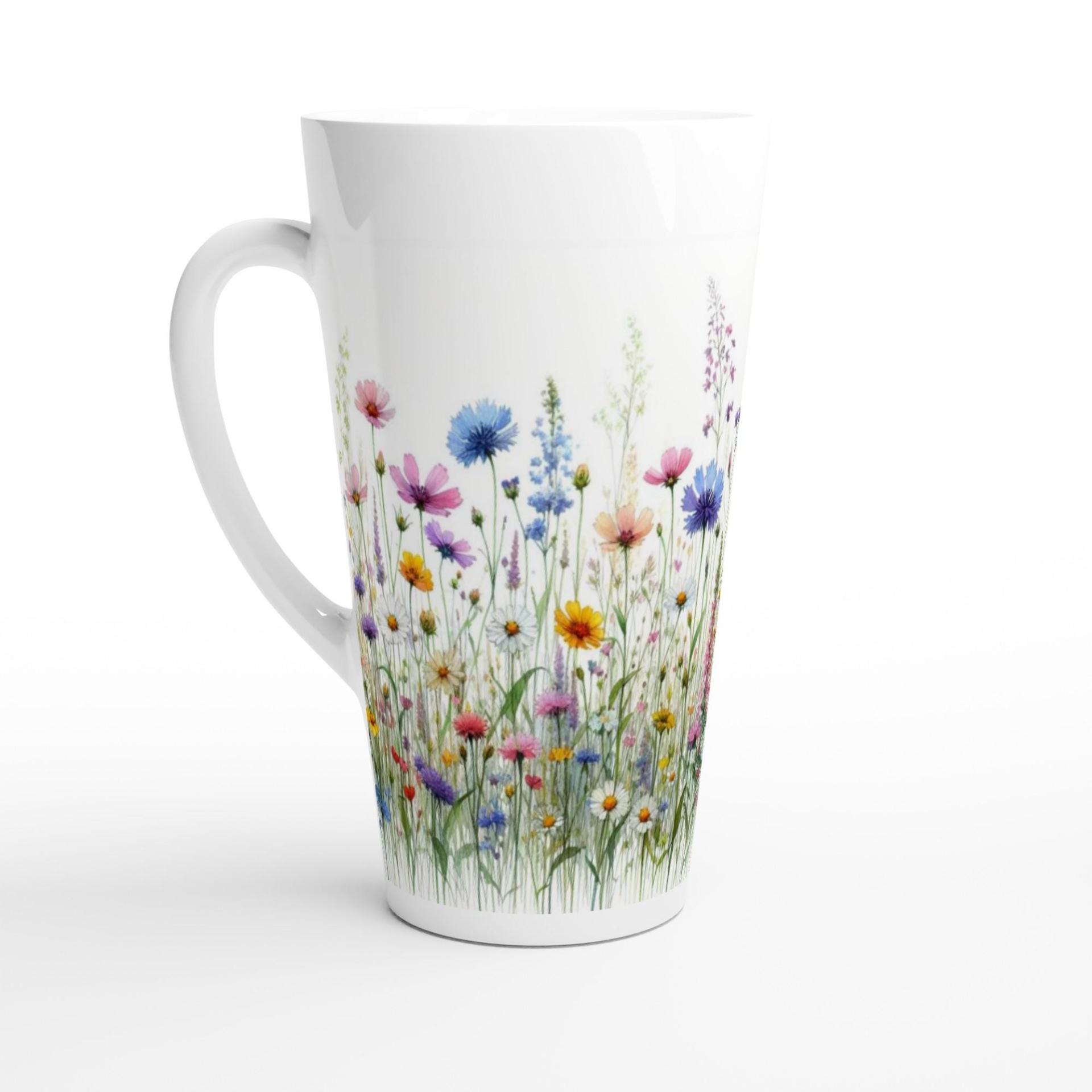 Latte 17oz Ceramic Mug - Coffee or Tea Cup, Extra Tall