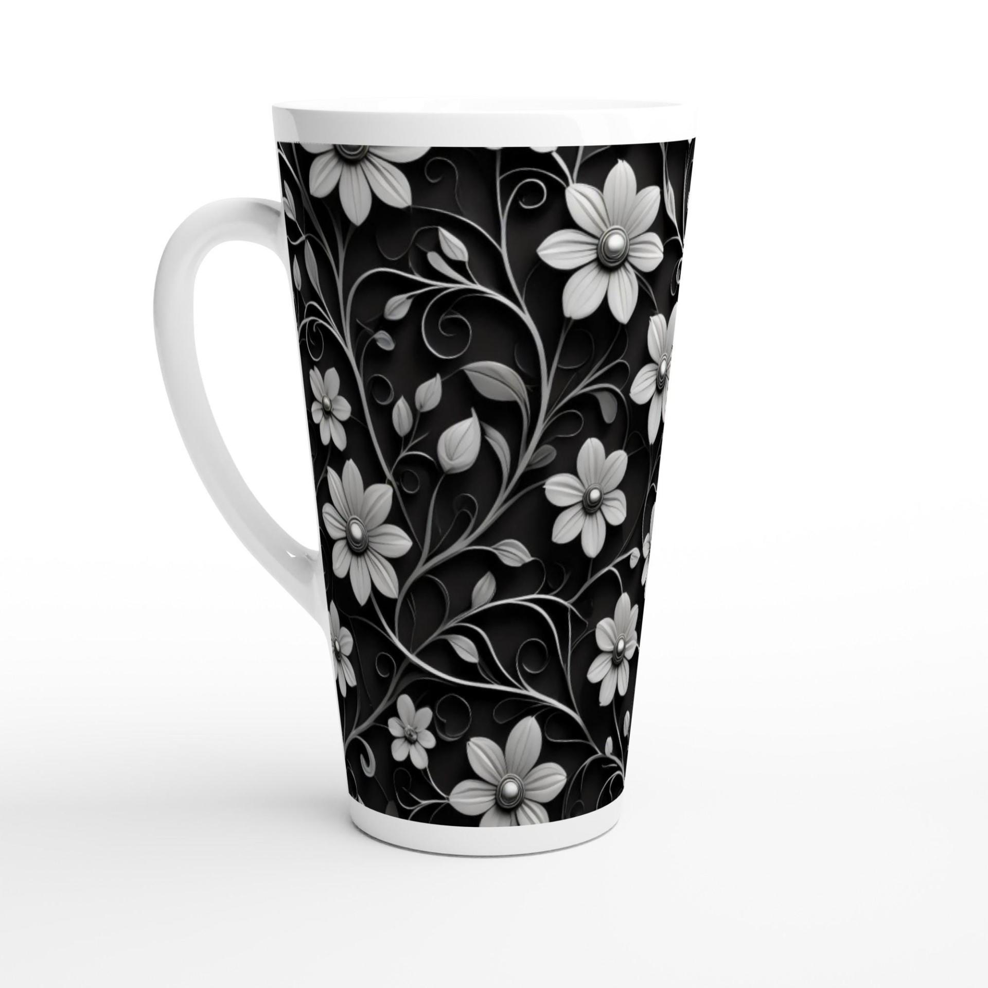 Latte 17oz Ceramic Mug - Coffee or Tea Cup, Extra Tall