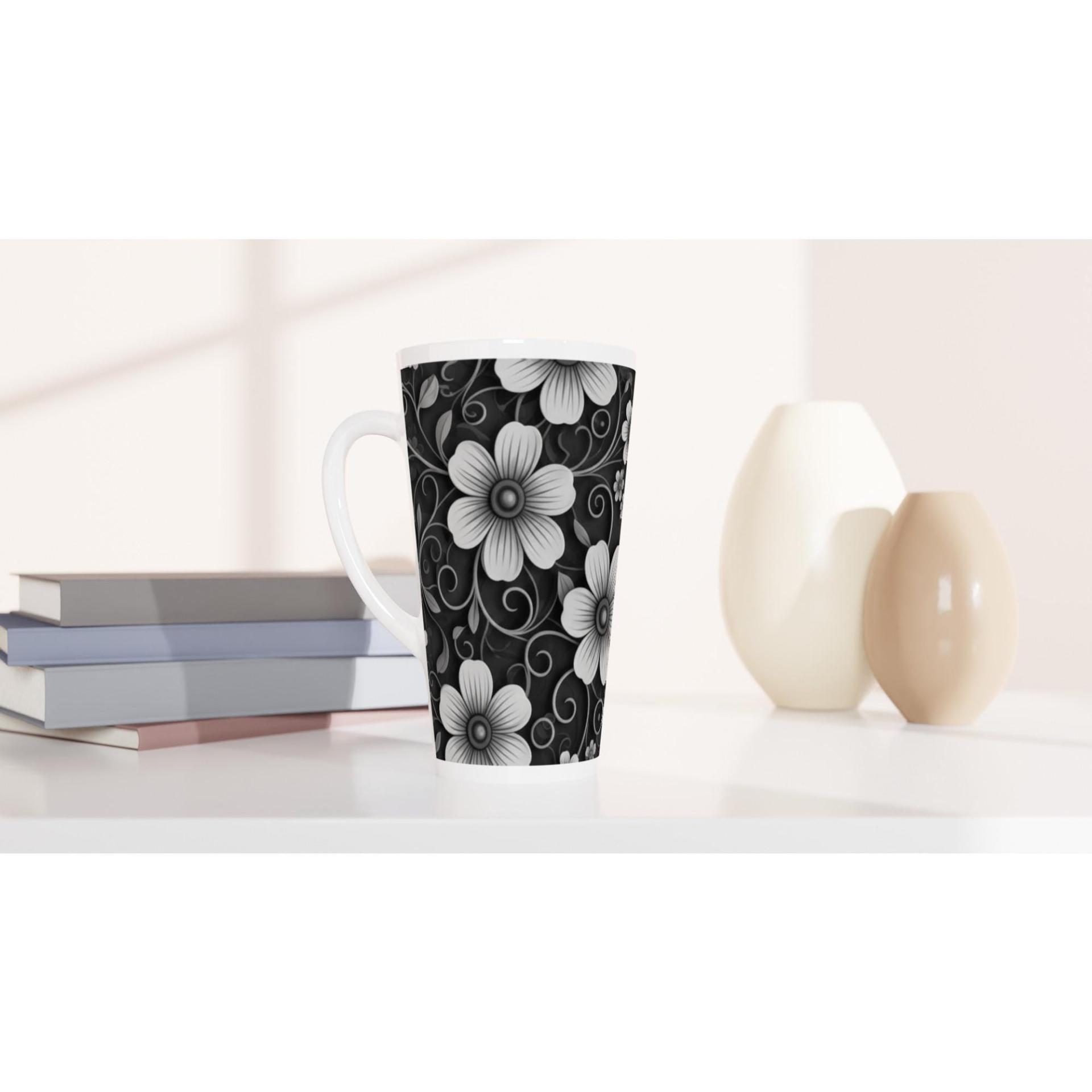 Latte 17oz Ceramic Mug - Coffee or Tea Cup, Extra Tall