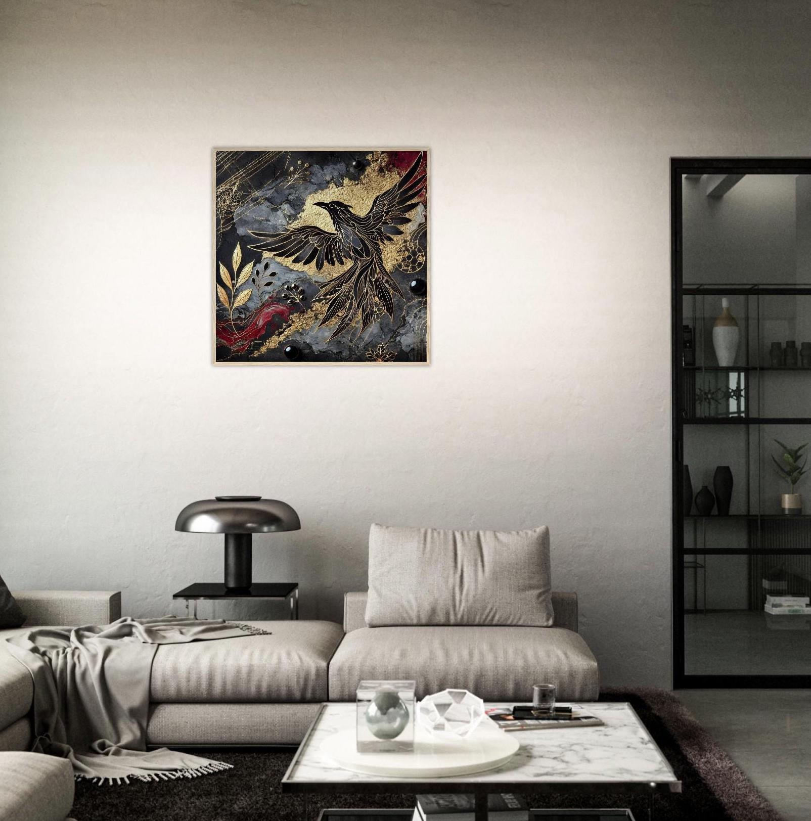 Raven Print - Framed or Unframed - Original Art - Print on Paper