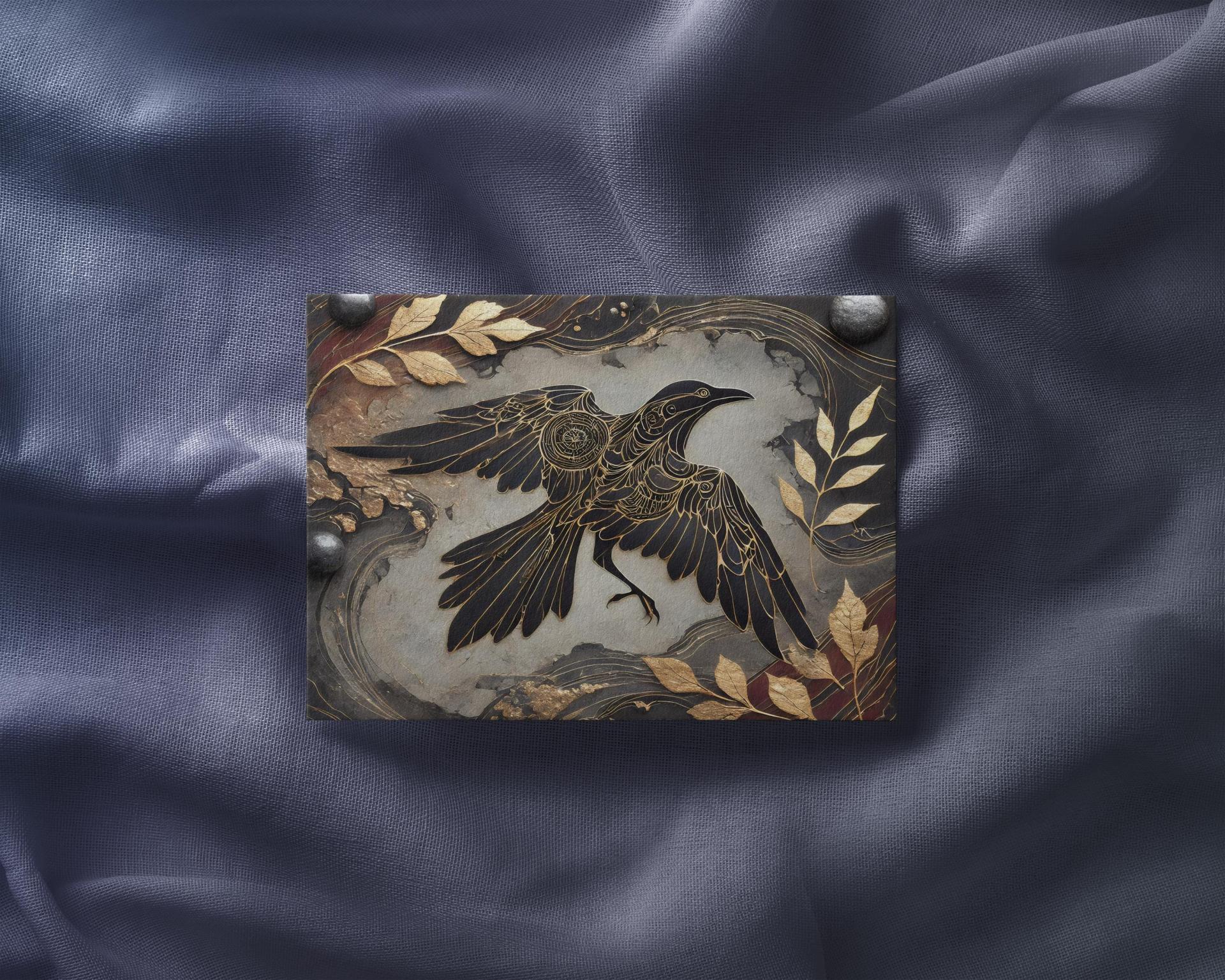 Raven - Large Cards, Notecards, Birthday, Invites