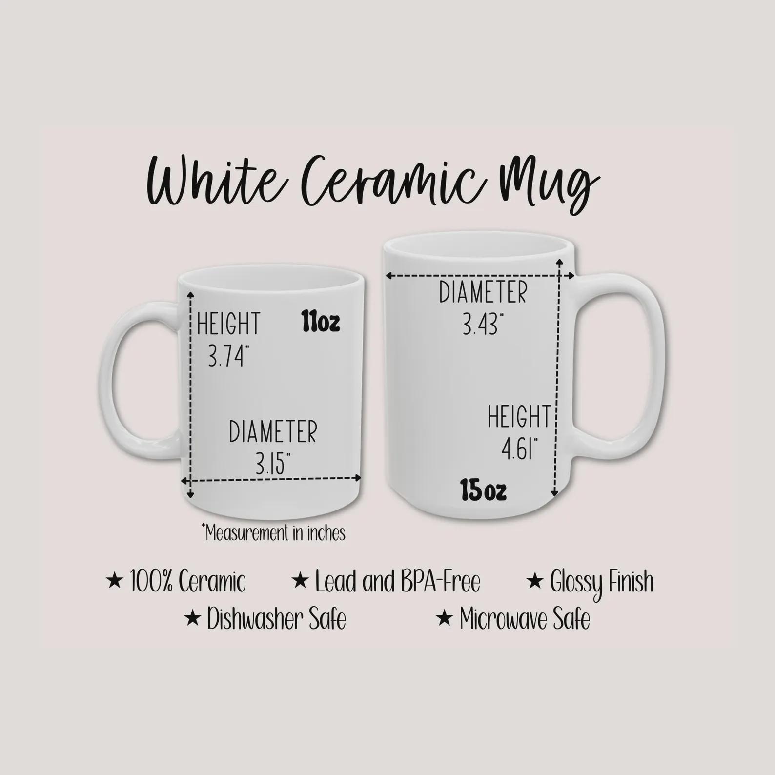 Floral Cups -  Large and Small Ceramic Mug