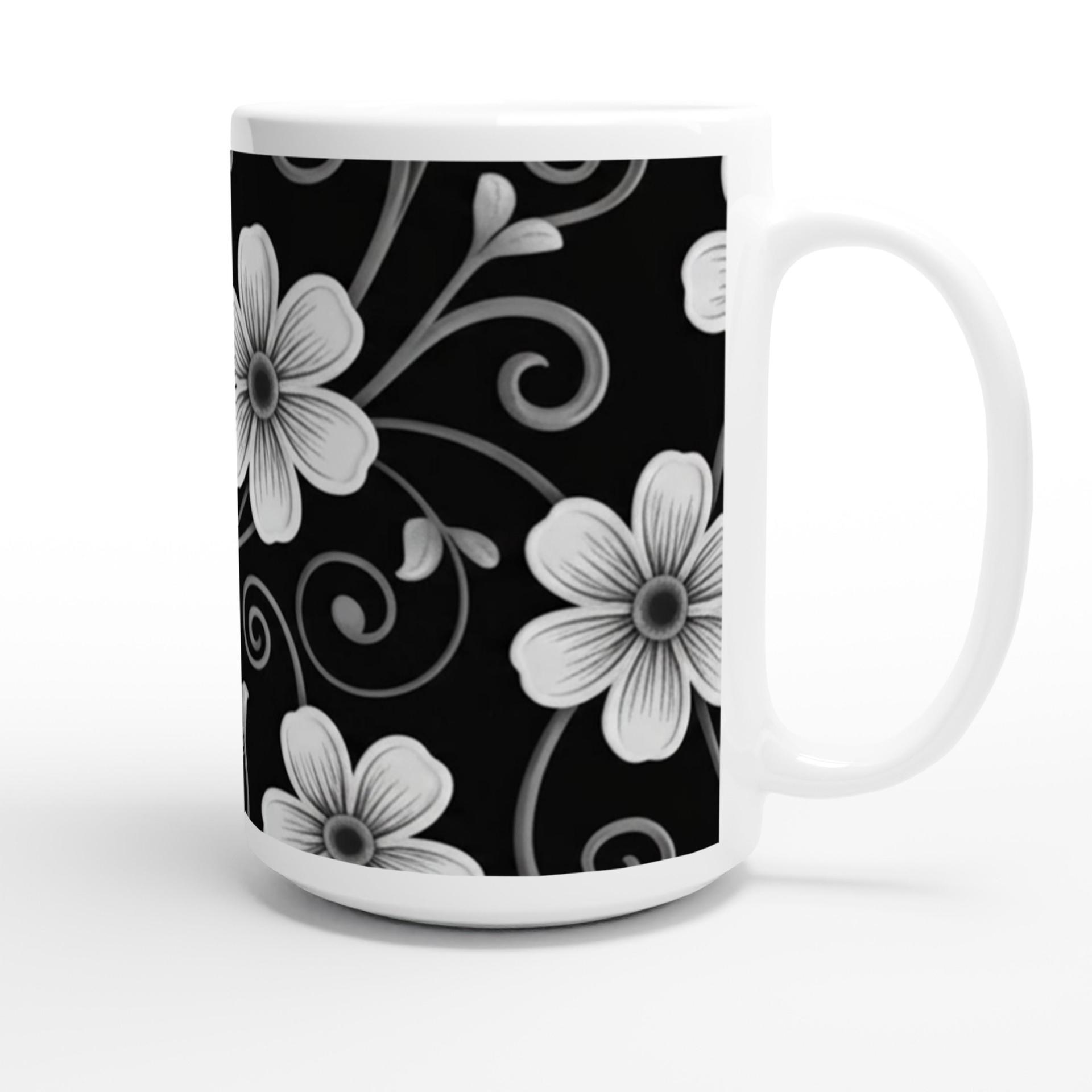 Floral Cups -  Large and Small Ceramic Mug