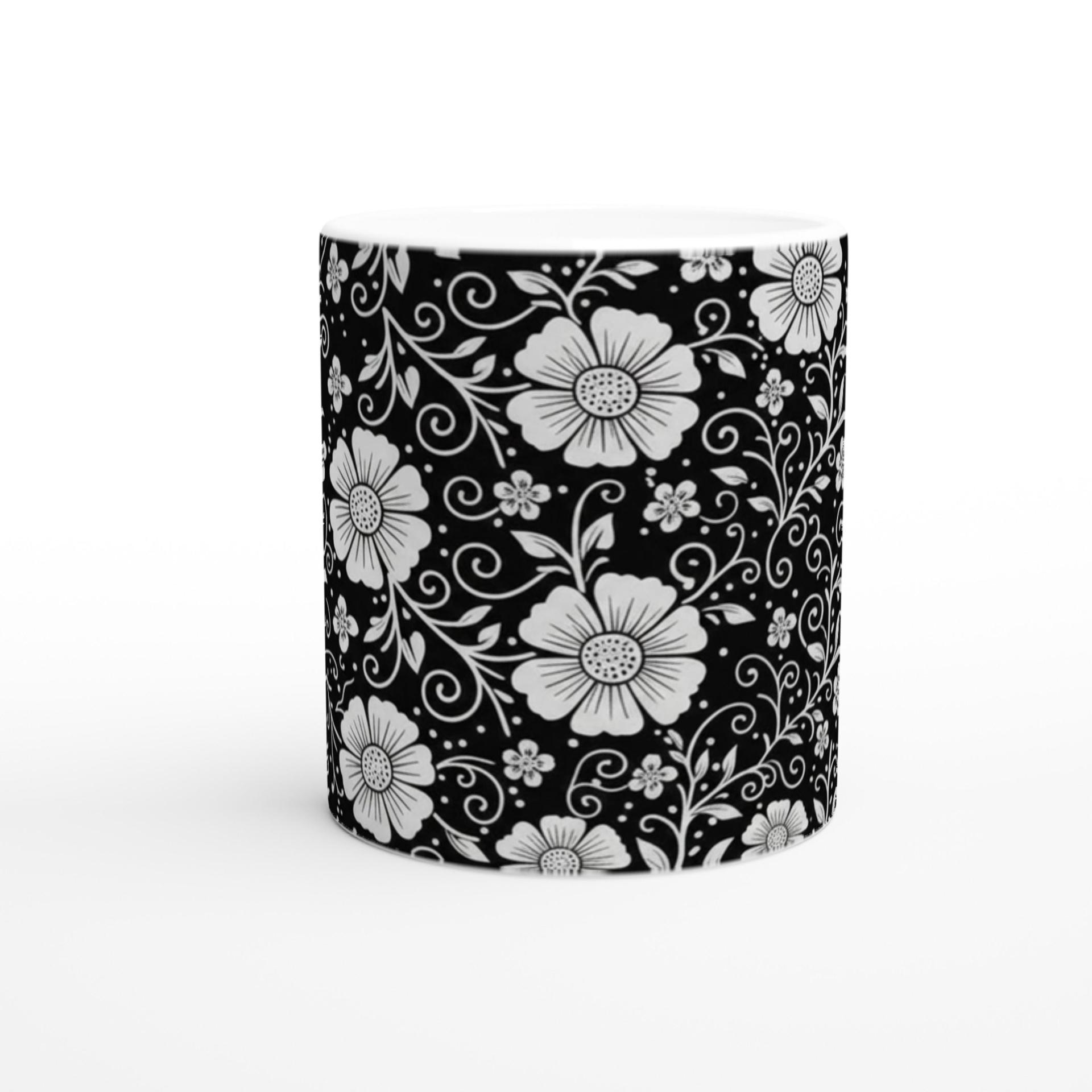 Floral Cups -  Large and Small Ceramic Mugs