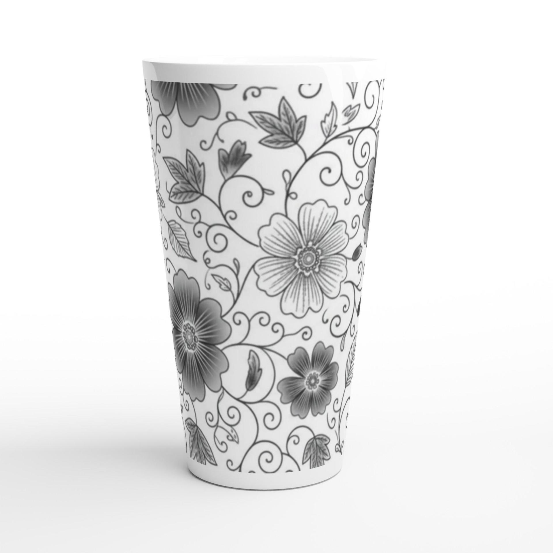 Latte 17oz Ceramic Mug - Coffee or Tea Cup, Extra Tall