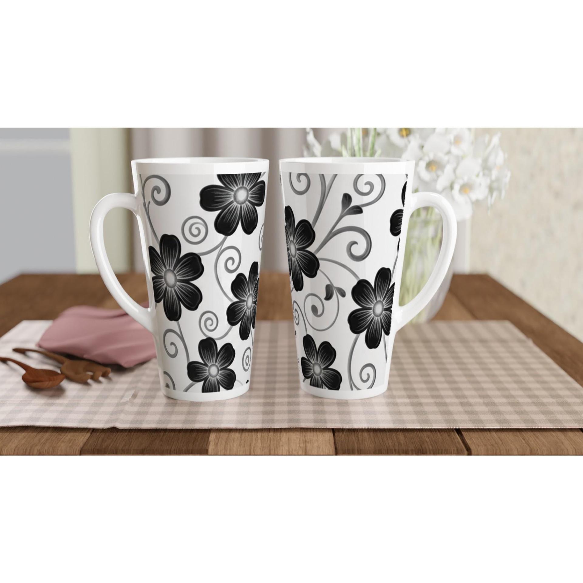 Latte 17oz Ceramic Mug - Coffee or Tea Cup, Extra Tall