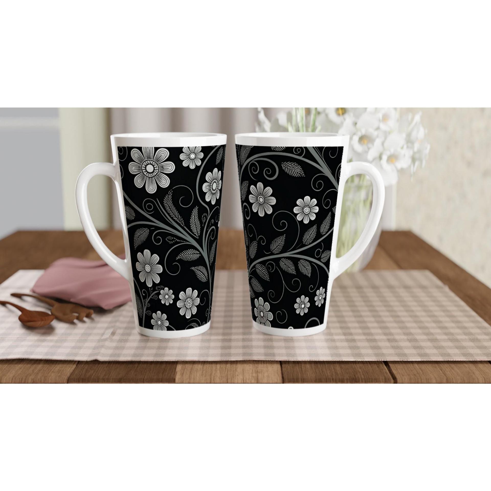 Latte 17oz Ceramic Mug - Coffee or Tea Cup, Extra Tall
