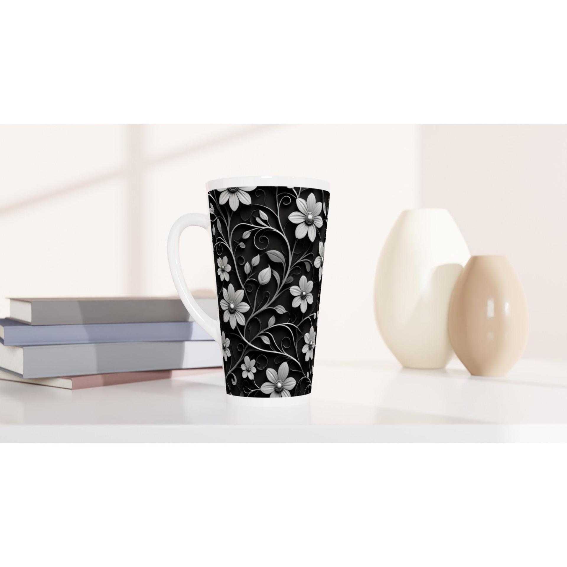 Latte 17oz Ceramic Mug - Coffee or Tea Cup, Extra Tall