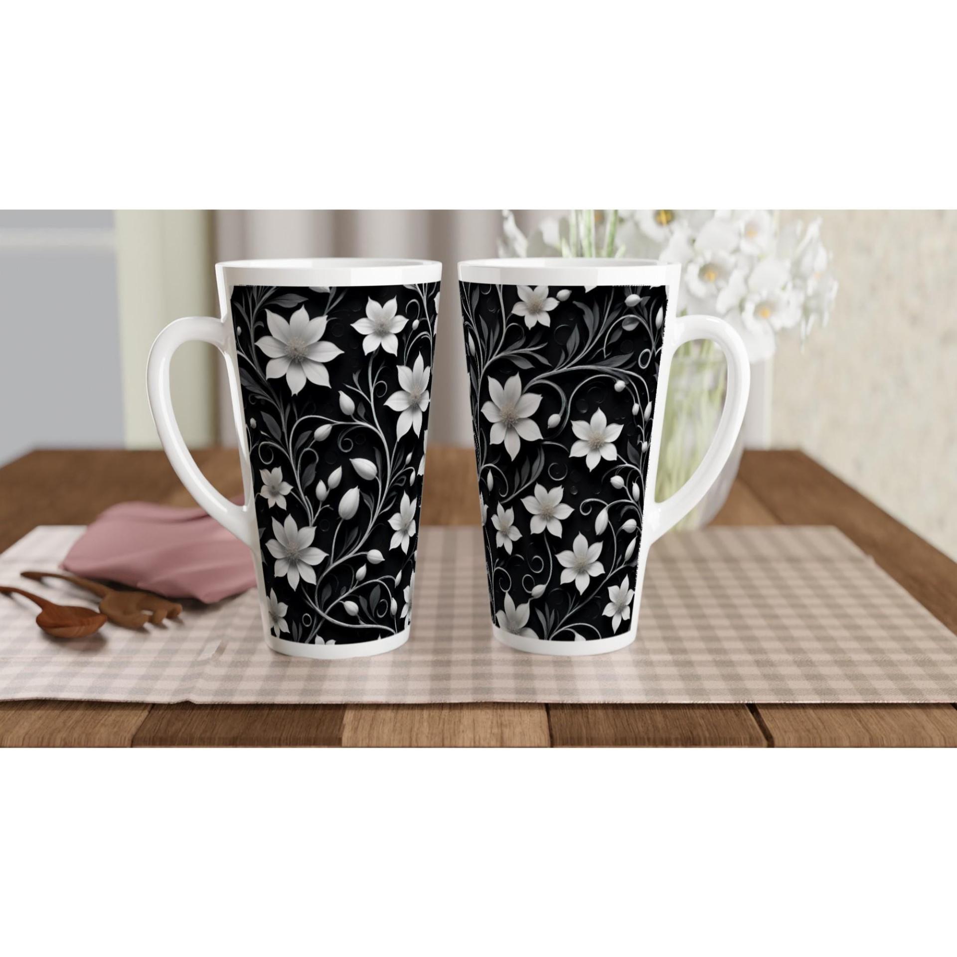 Latte 17oz Ceramic Mug - Coffee or Tea Cup, Extra Tall
