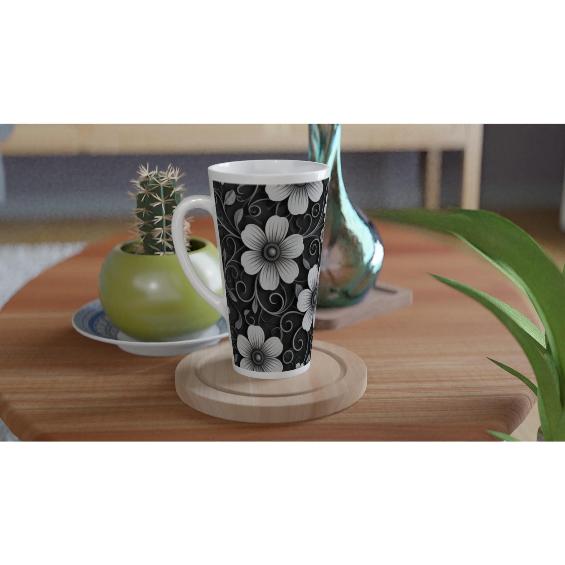 Latte 17oz Ceramic Mug - Coffee or Tea Cup, Extra Tall