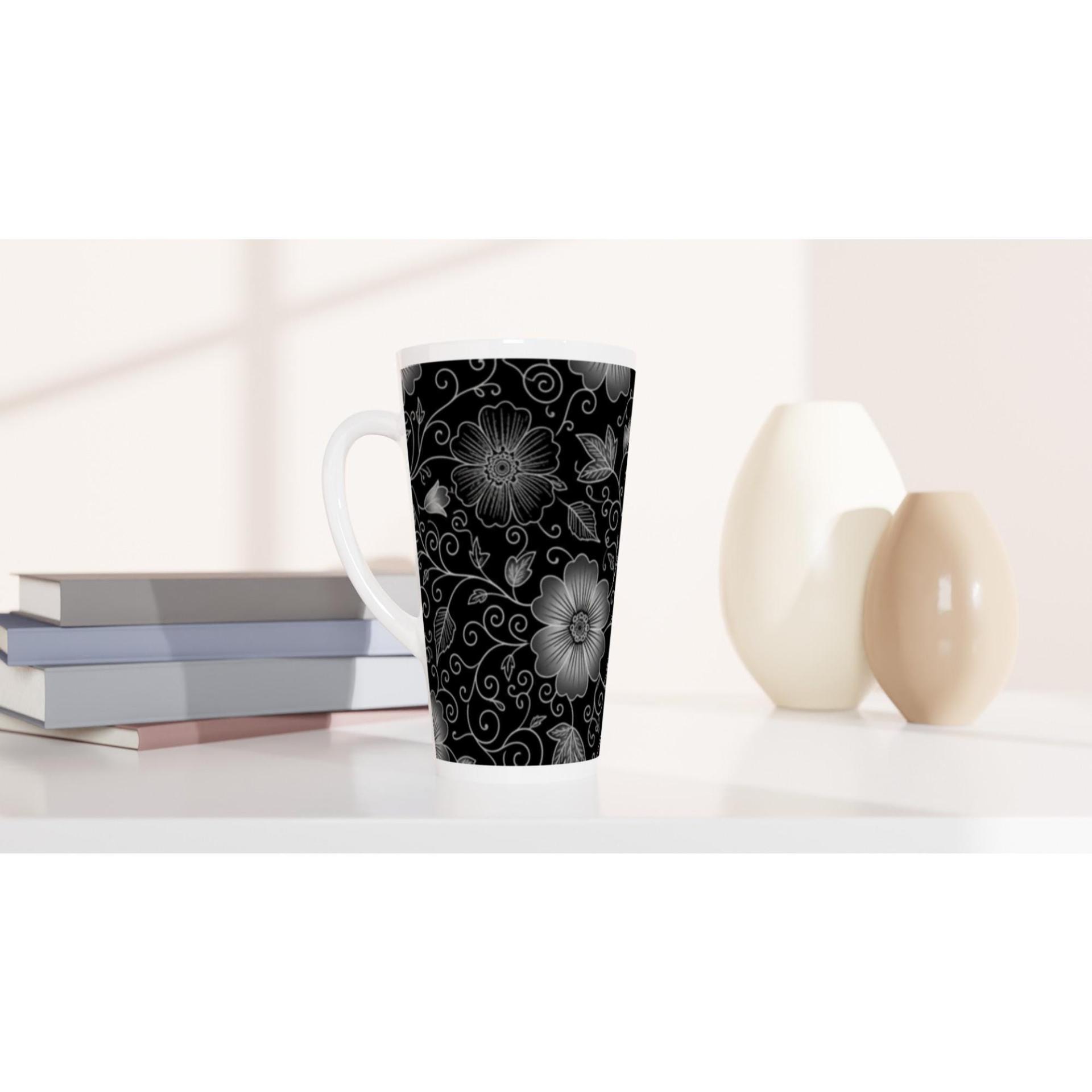 Latte 17oz Ceramic Mug - Coffee or Tea Cup, Extra Tall