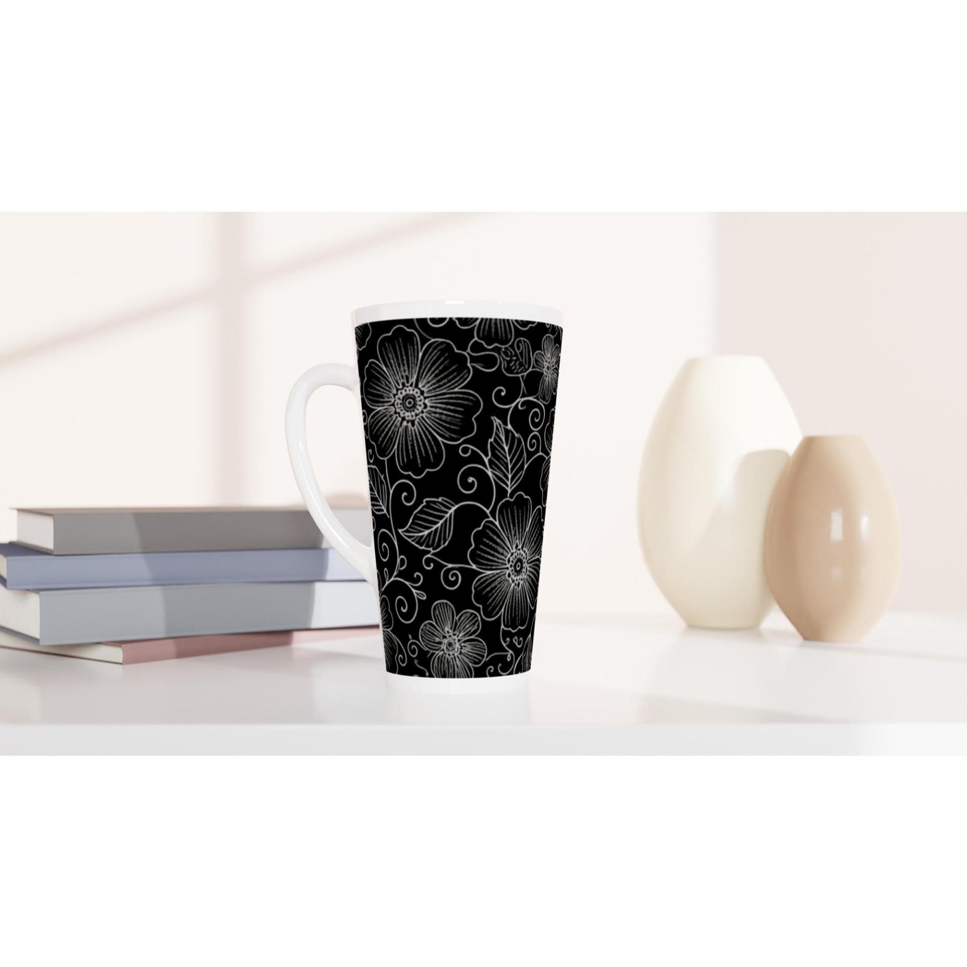 Latte 17oz Ceramic Mug - Coffee or Tea Cup, Extra Tall