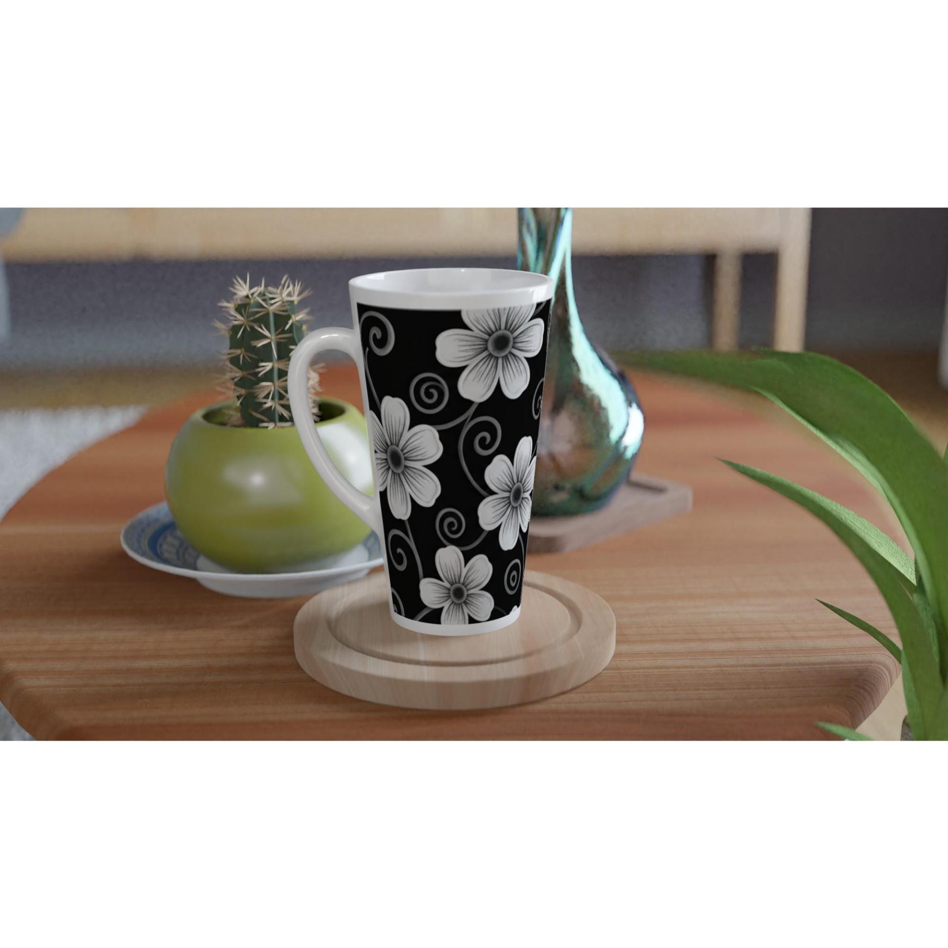 Latte 17oz Ceramic Mug - Coffee or Tea Cup, Extra Tall