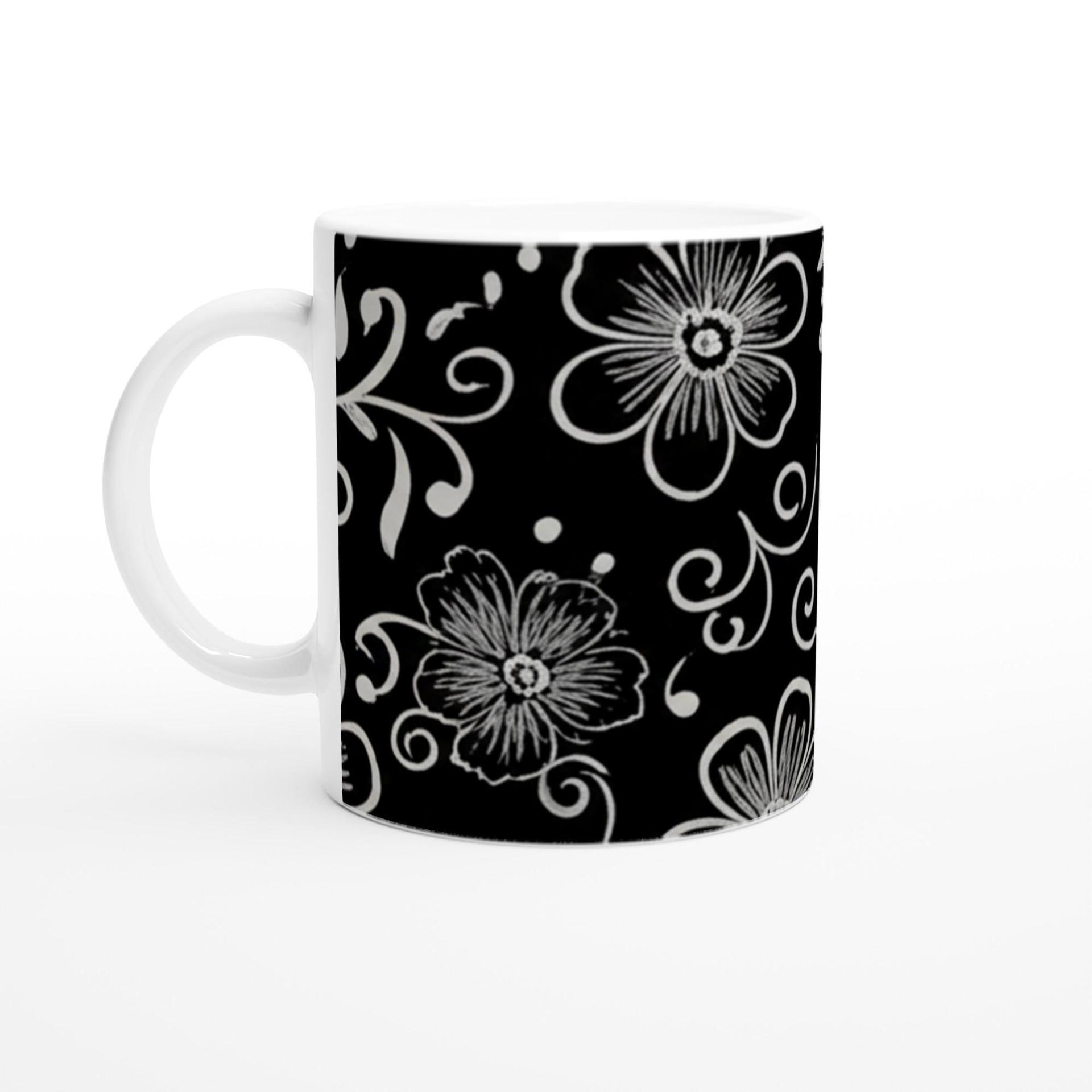 Floral Cups -  Large and Small Ceramic Mug